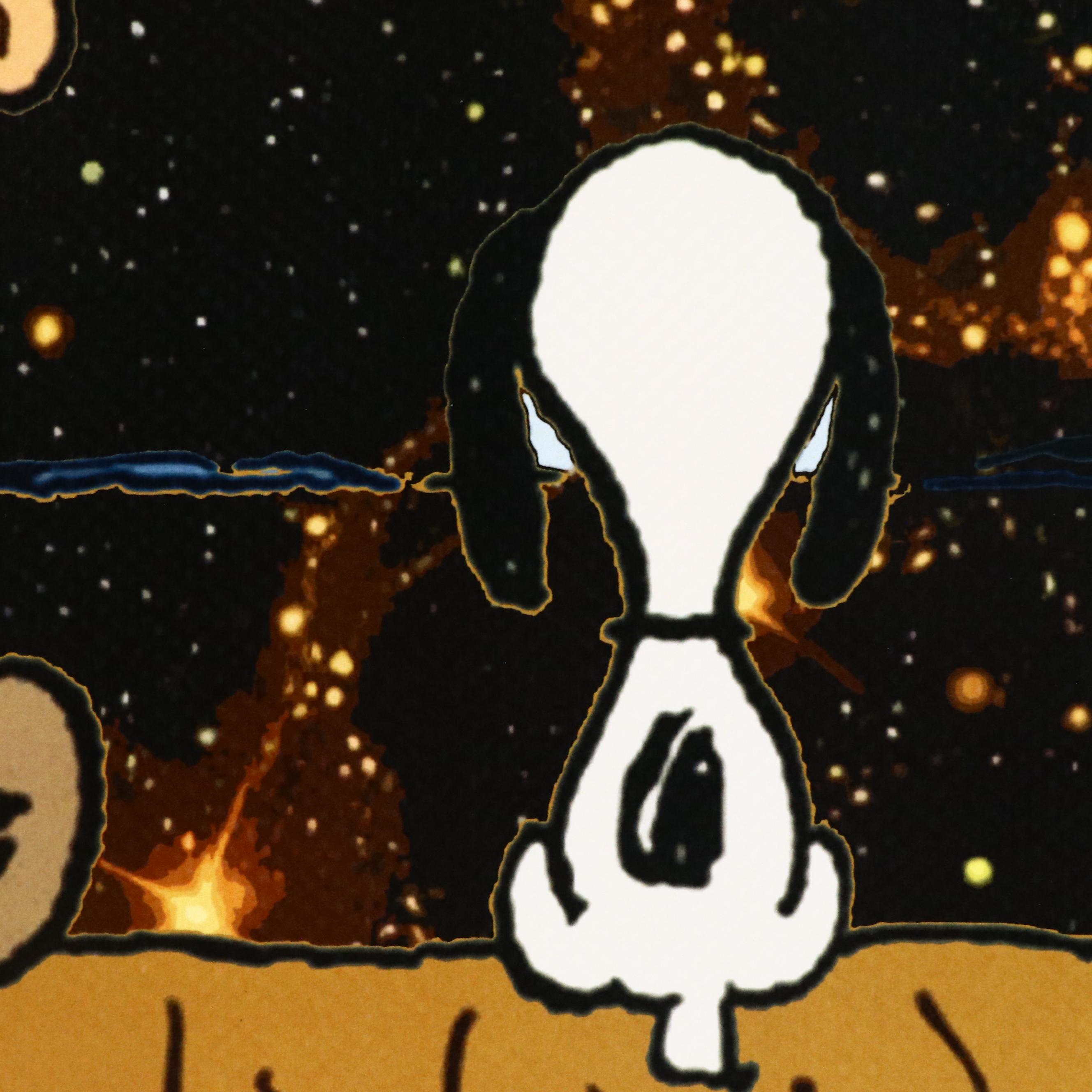 Death NYC Pop Art Digital Print Featuring Charlie Brown & Snoopy x Chanel, 2024