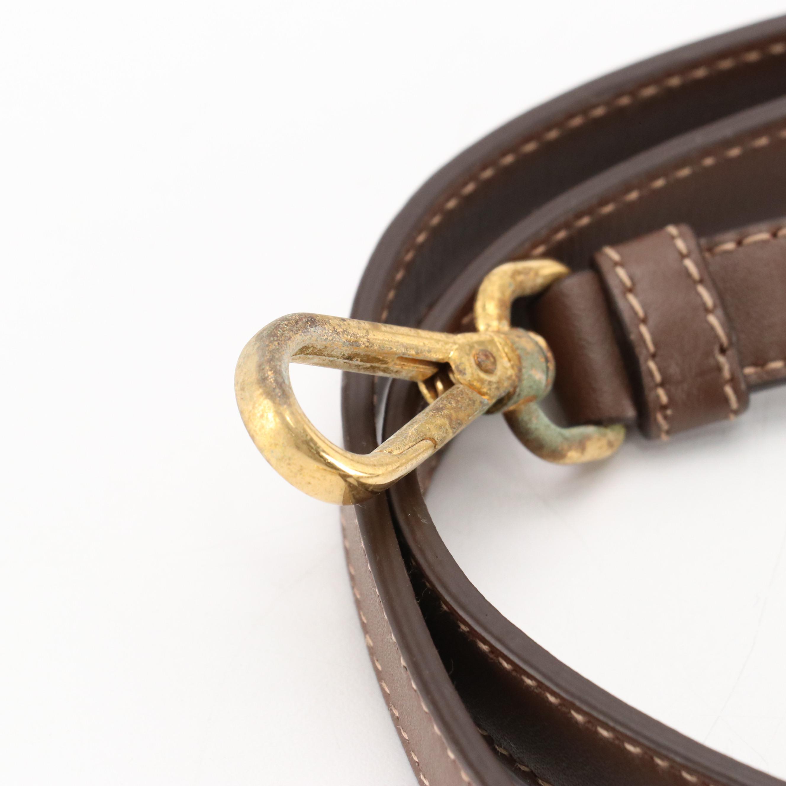 Prada Two-Way Tote in Brown Logo Jacquard and Brown Leather Trim