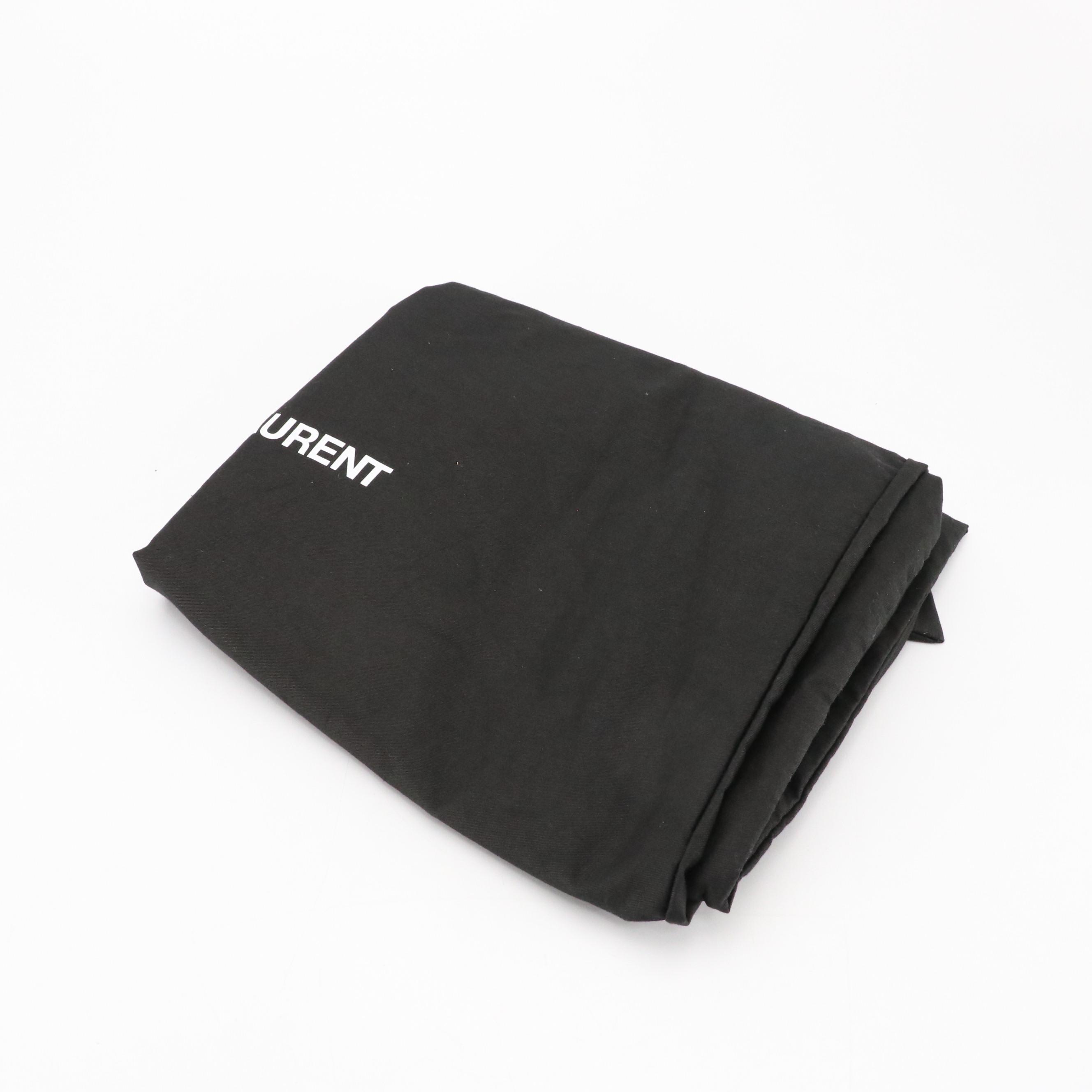 Saint Laurent Rive Droite Tote Bag in  Black Appleskin