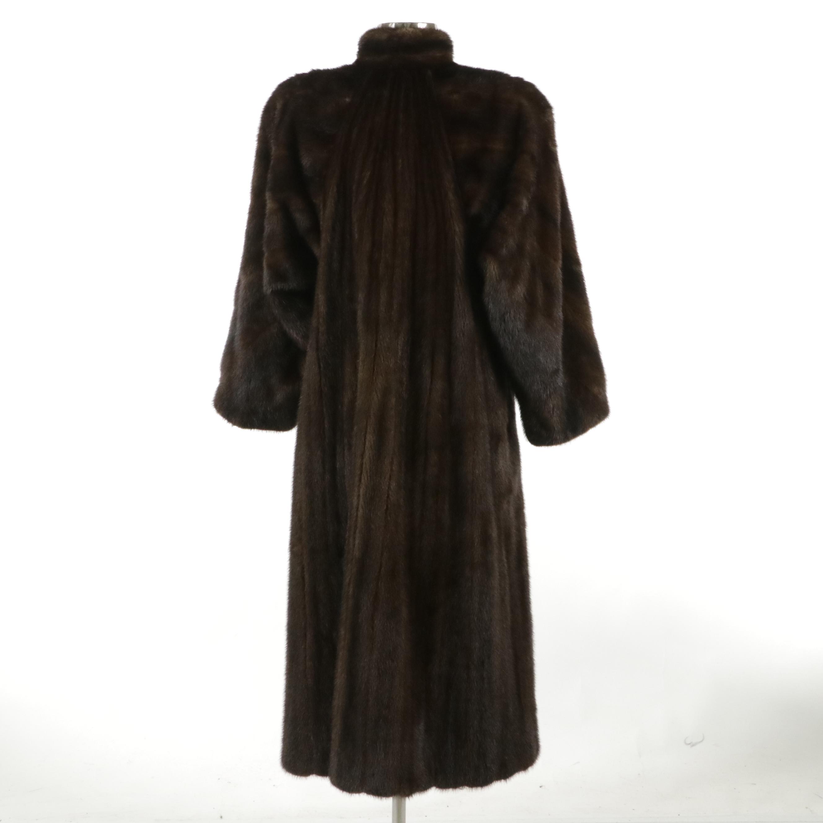 Revillon/Saks Fifth Avenue Mink Fur Coat with Vincent & Bill Mink Fur Beret