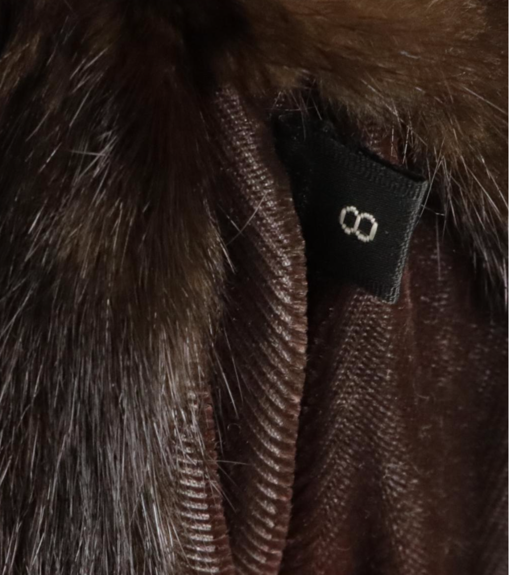 Revillon/Saks Fifth Avenue Mink Fur Coat with Vincent & Bill Mink Fur Beret