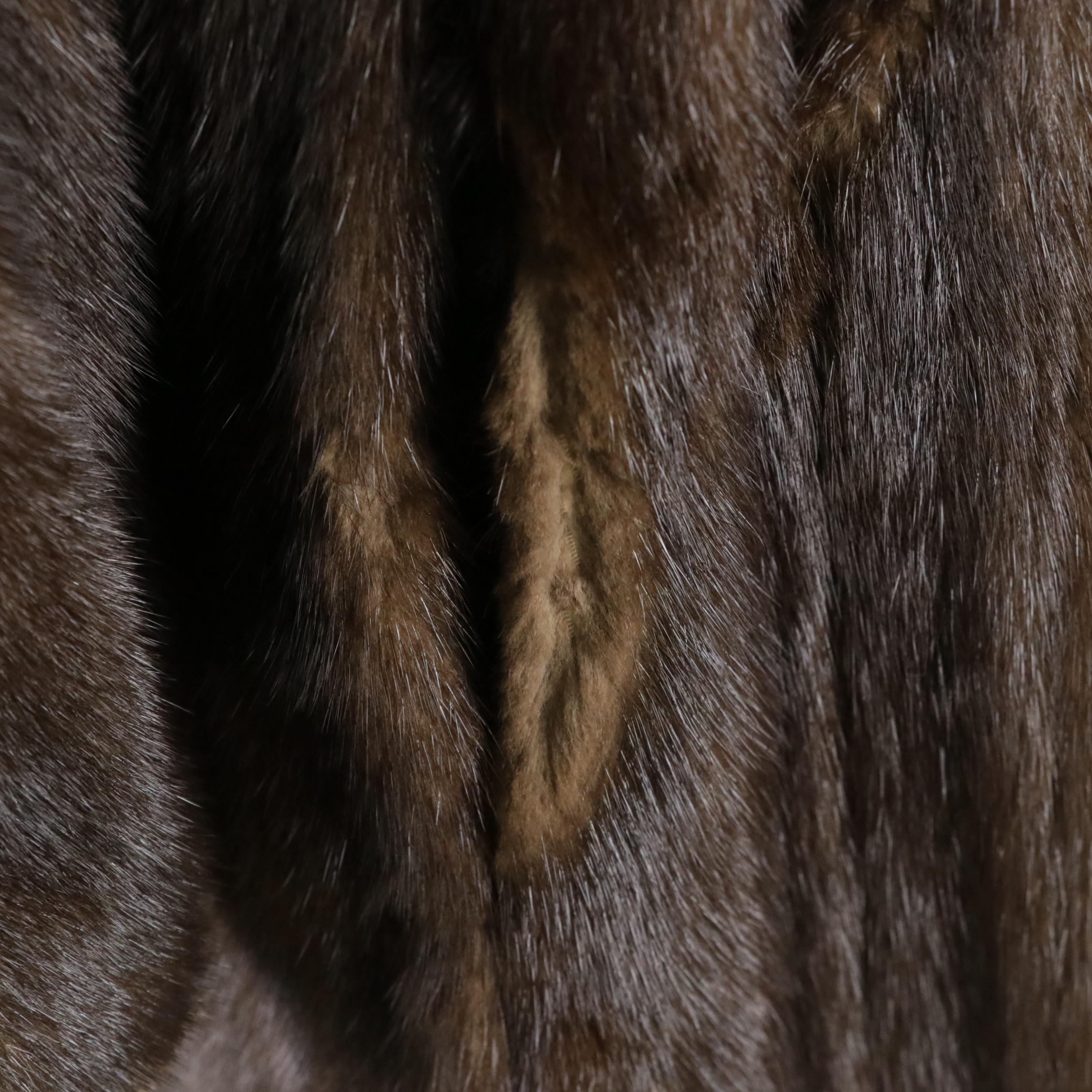 Revillon/Saks Fifth Avenue Mink Fur Coat with Vincent & Bill Mink Fur Beret