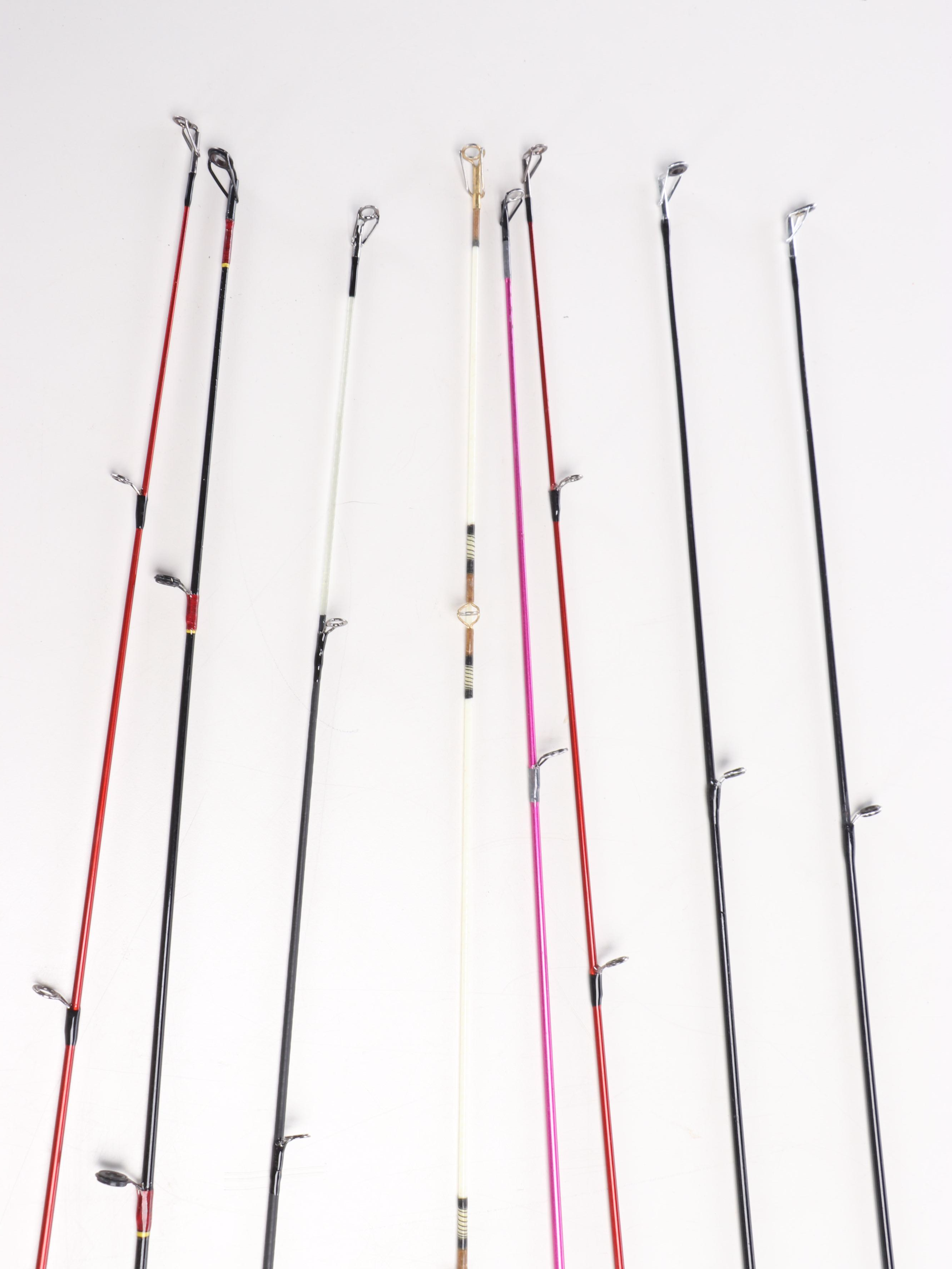 Fishing Rod and Reel Collection Featuring Johnson Century 225 and Ugly Stik GX2