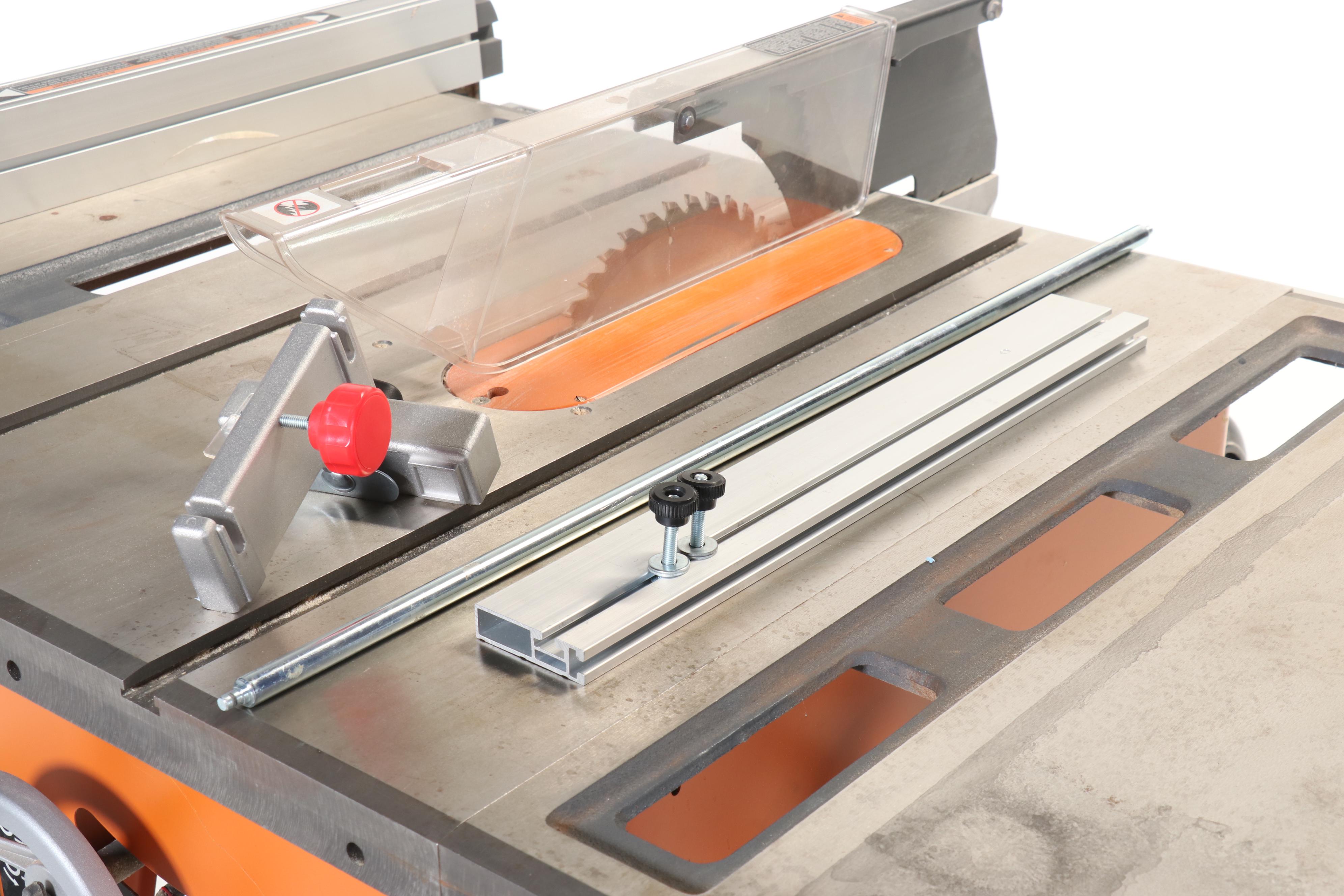RIDGID TS3650 Table Saw with Portable Cast Iron Table