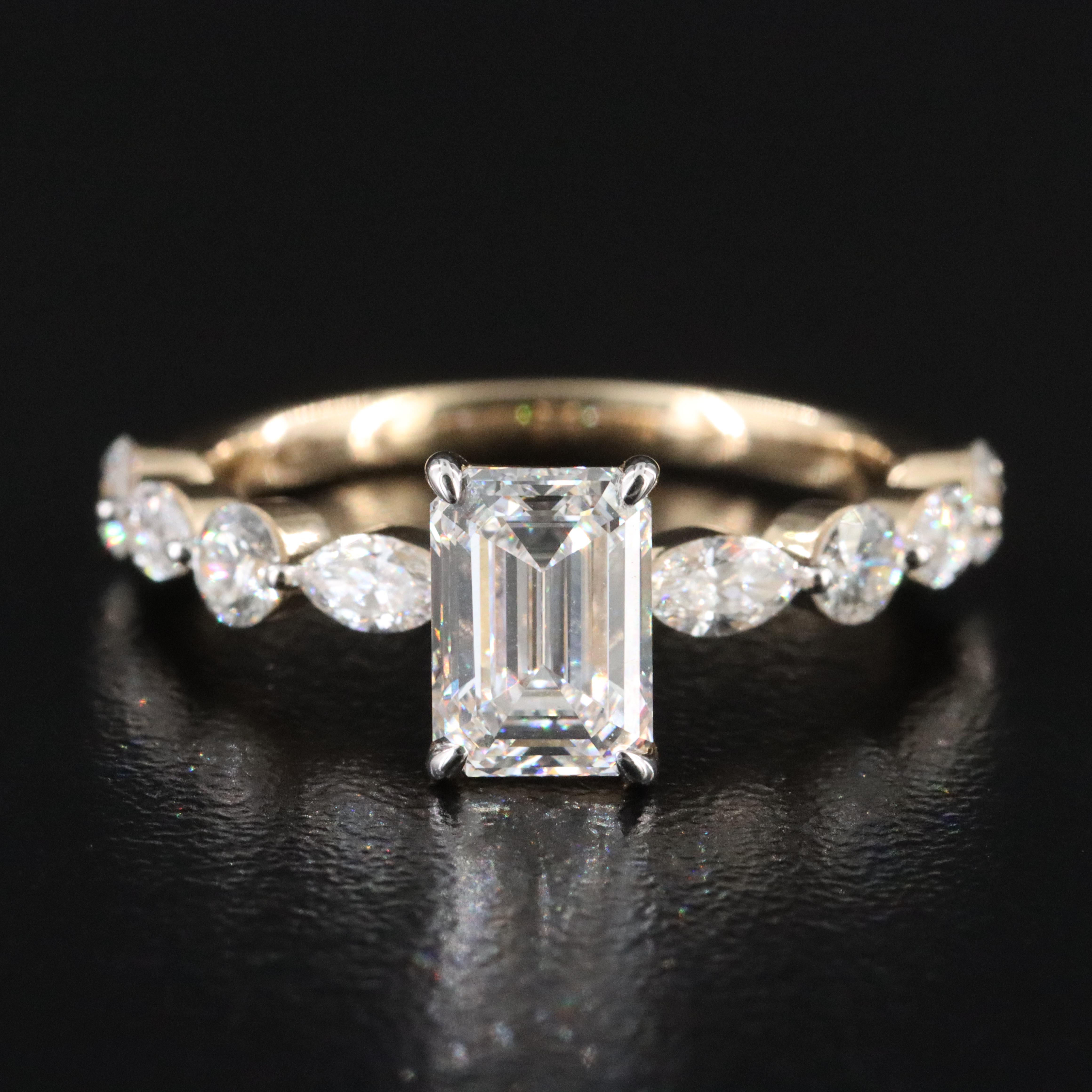 14K 2.00 CTW Lab Grown Diamond Ring