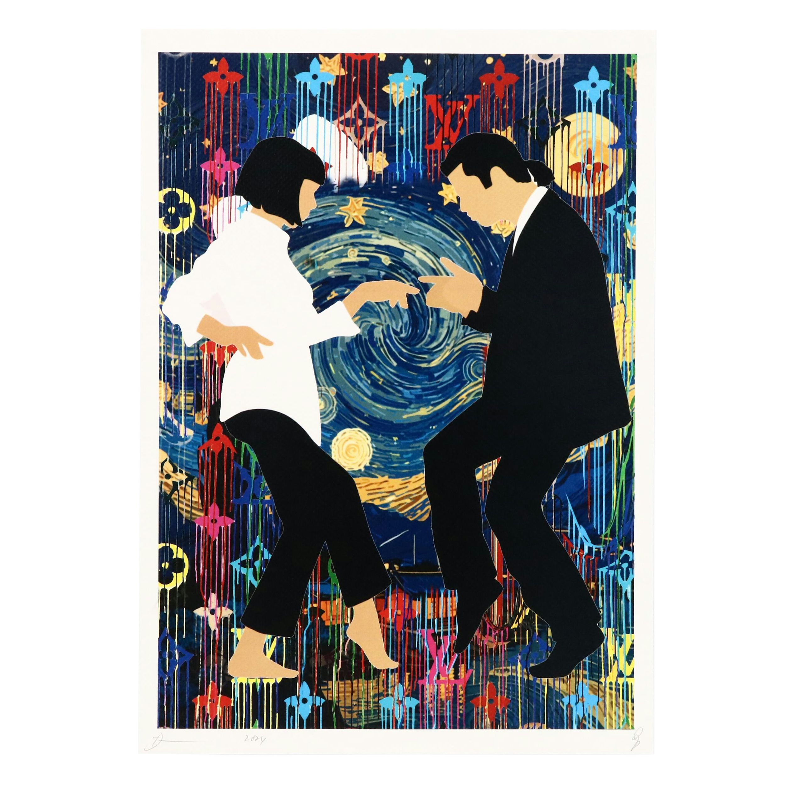 Death NYC Pop Art Digital Print Featuring Louis Vuitton x Dancers, 2024