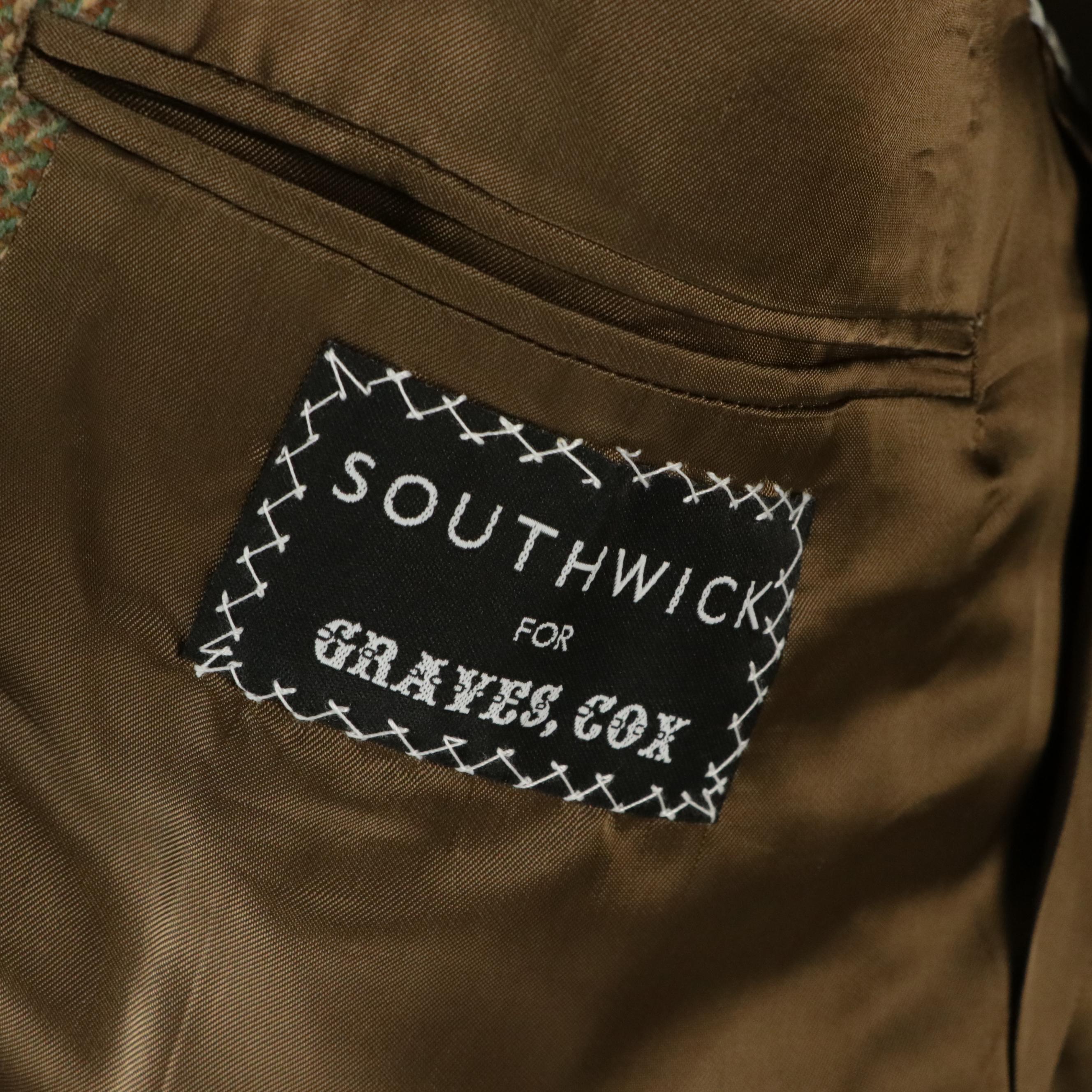 Men's Vintage Southwick Tweed Wool Blazer & Lauren Ralph Lauren Flat Front Pants