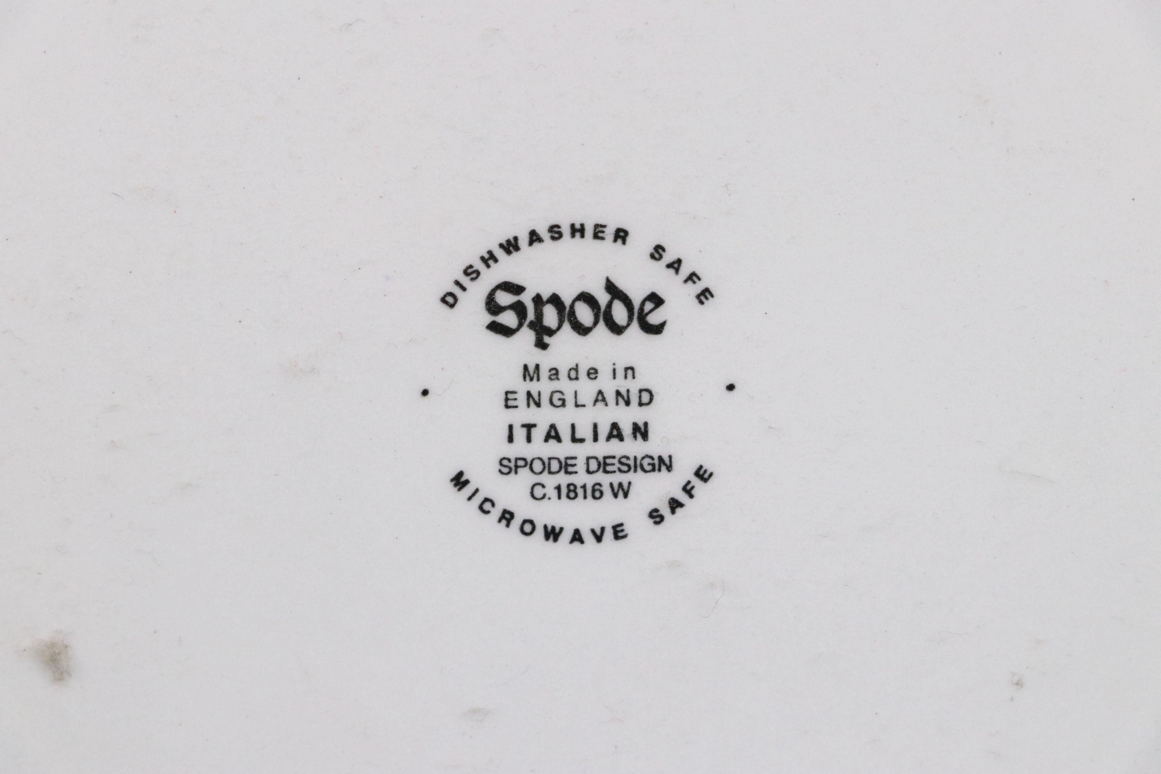 Spode Blue Room Collection Transferware Featuring "Greek" and "Italian" Plates