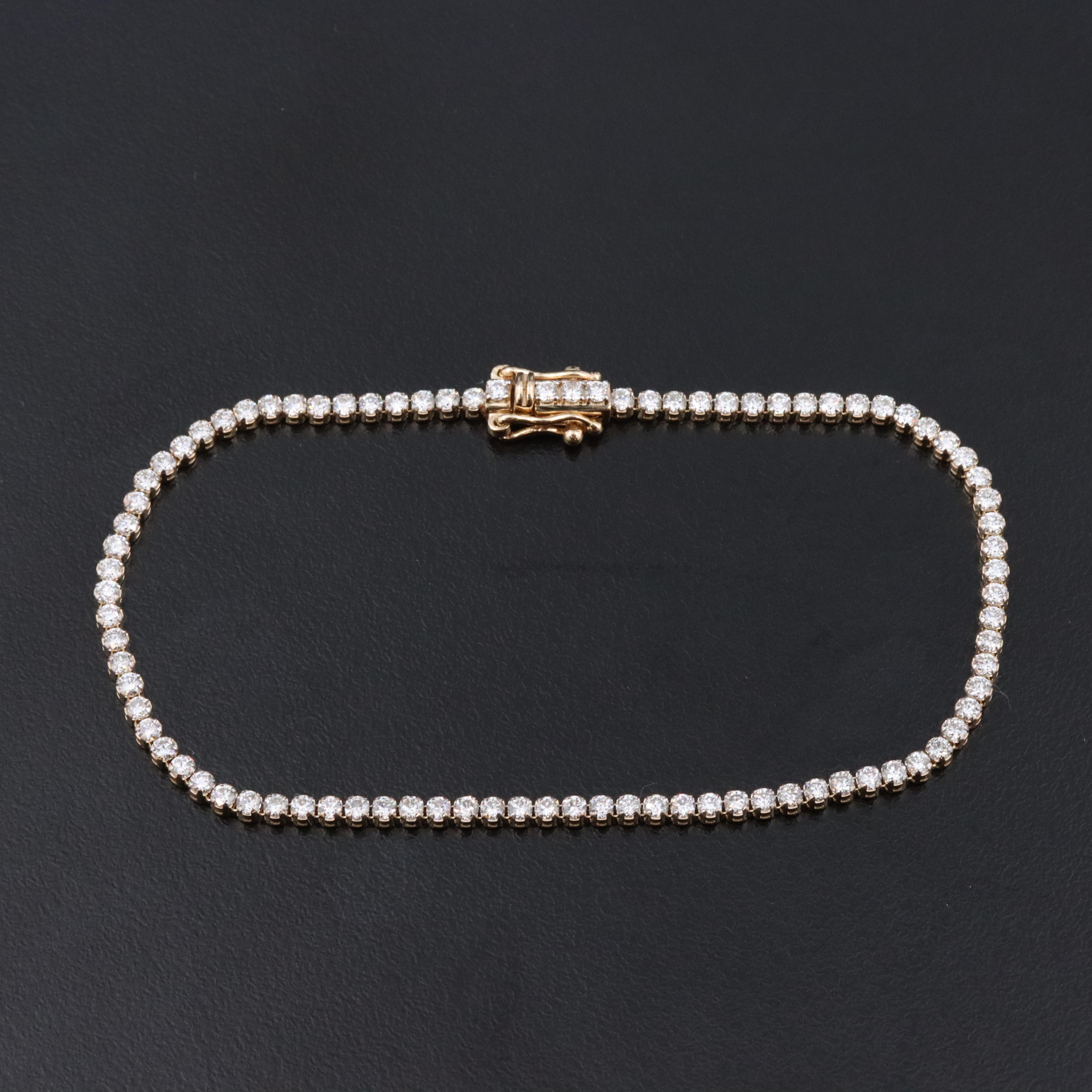 14K 2.12 CTW Lab Grown Diamond Bracelet