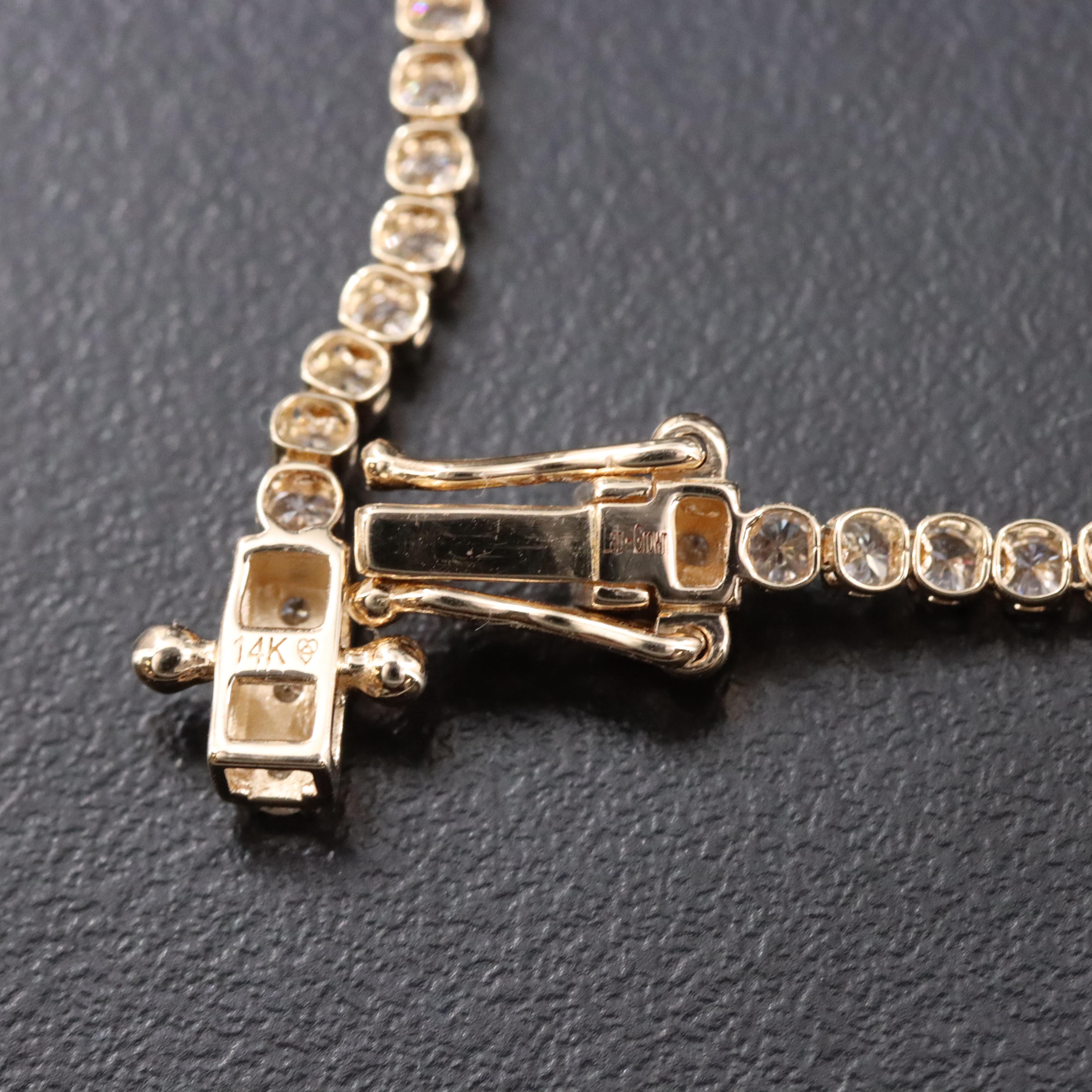 14K 2.12 CTW Lab Grown Diamond Bracelet