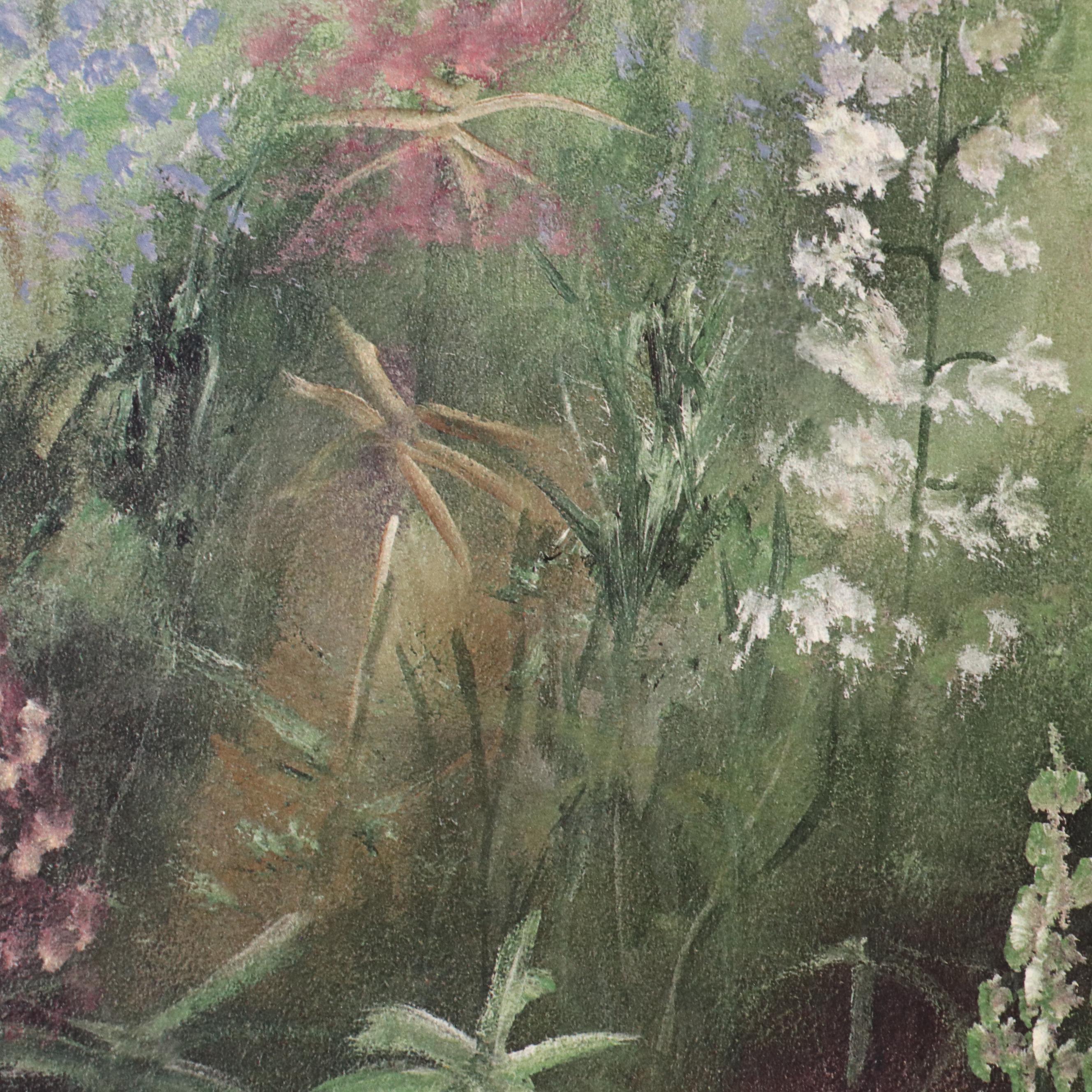 Jean McLean Offset Lithograph "Wild Lupine," Circa 1990