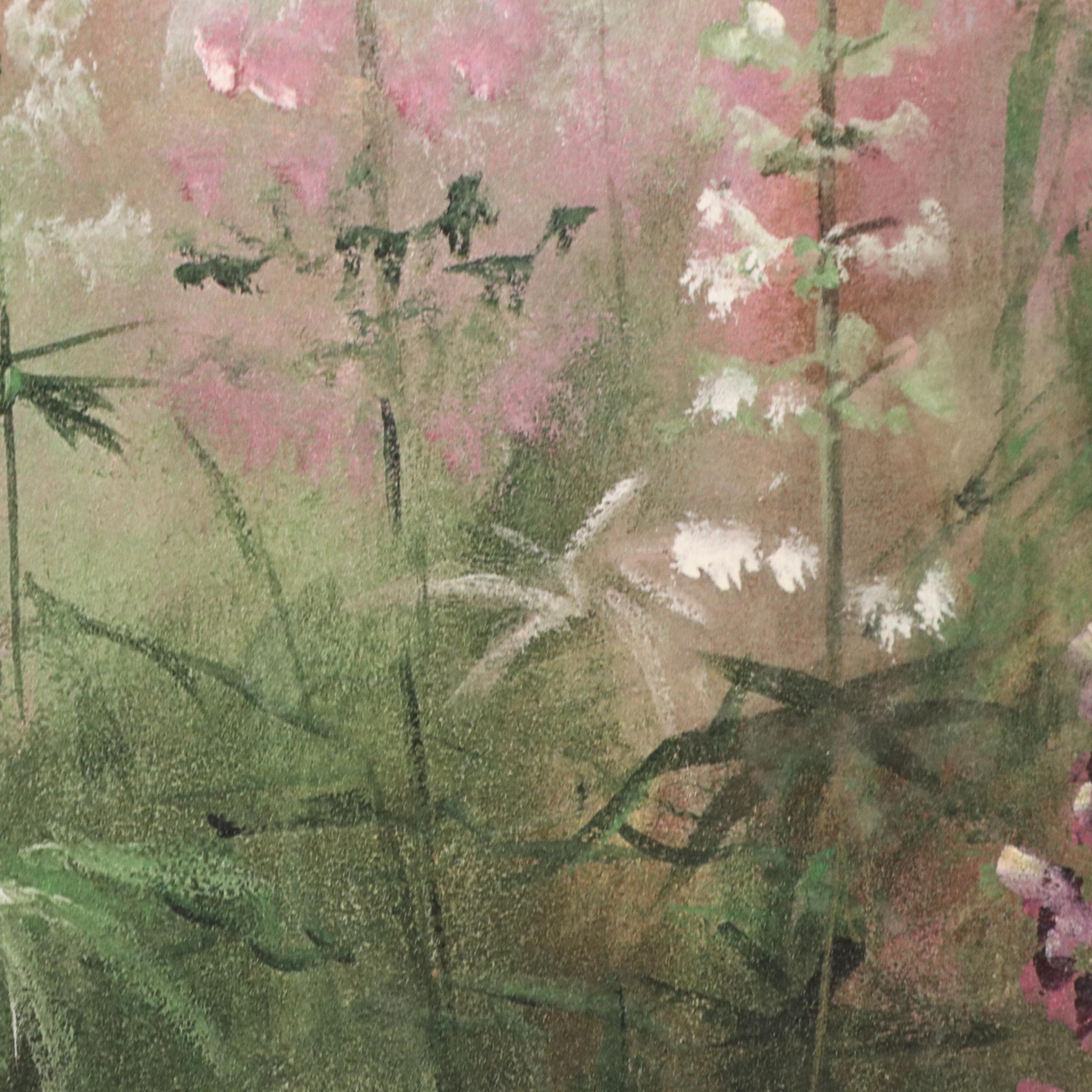 Jean McLean Offset Lithograph "Wild Lupine," Circa 1990