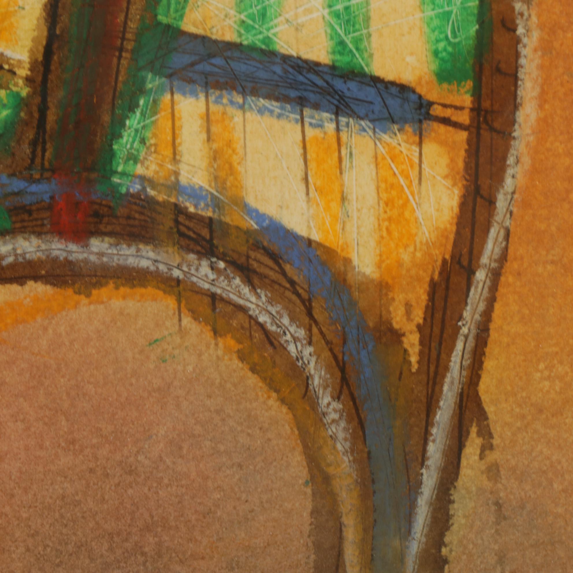 Karl Mullen Abstracted Portrait of Pair, Late 20th to Early 21st Century