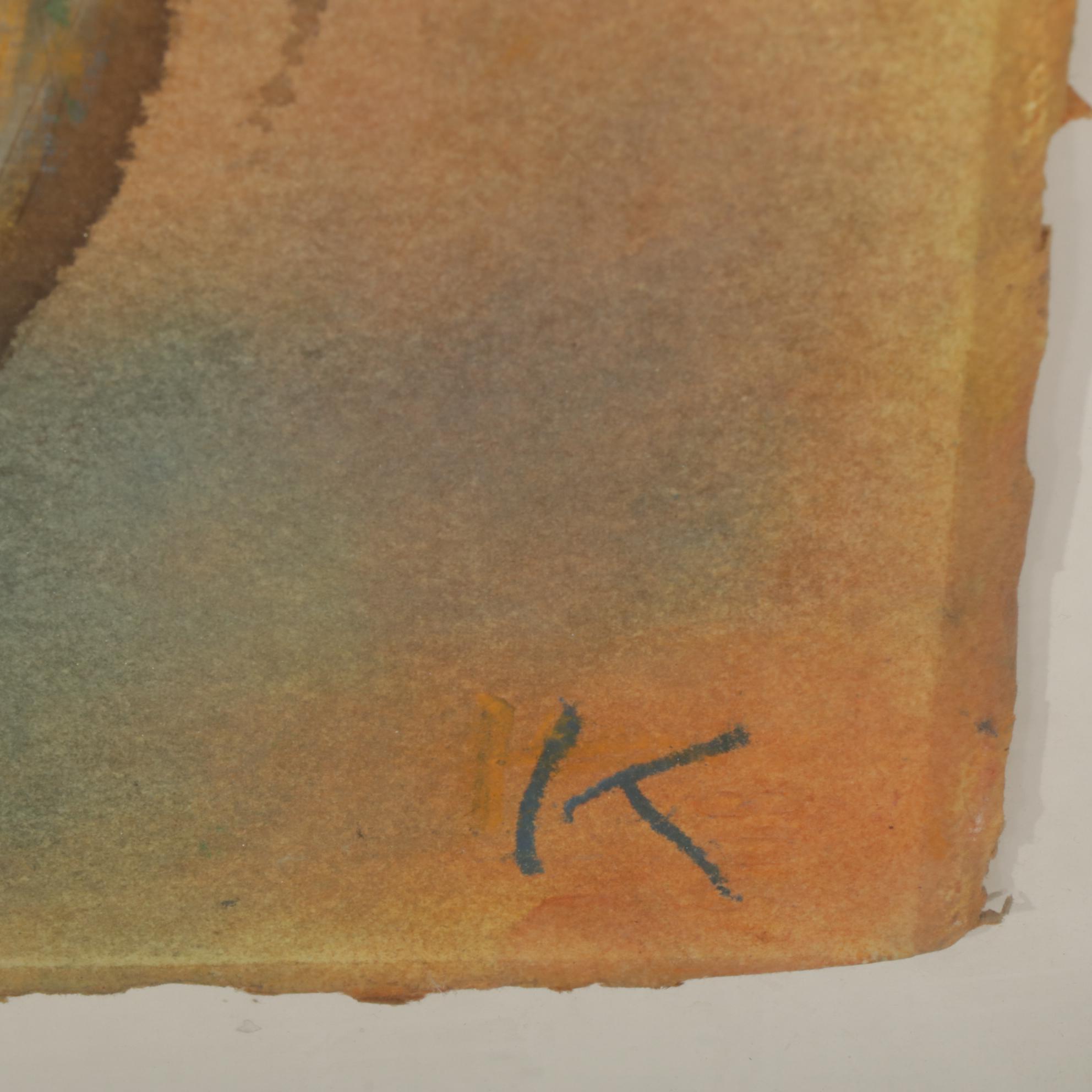 Karl Mullen Abstracted Portrait of Pair, Late 20th to Early 21st Century