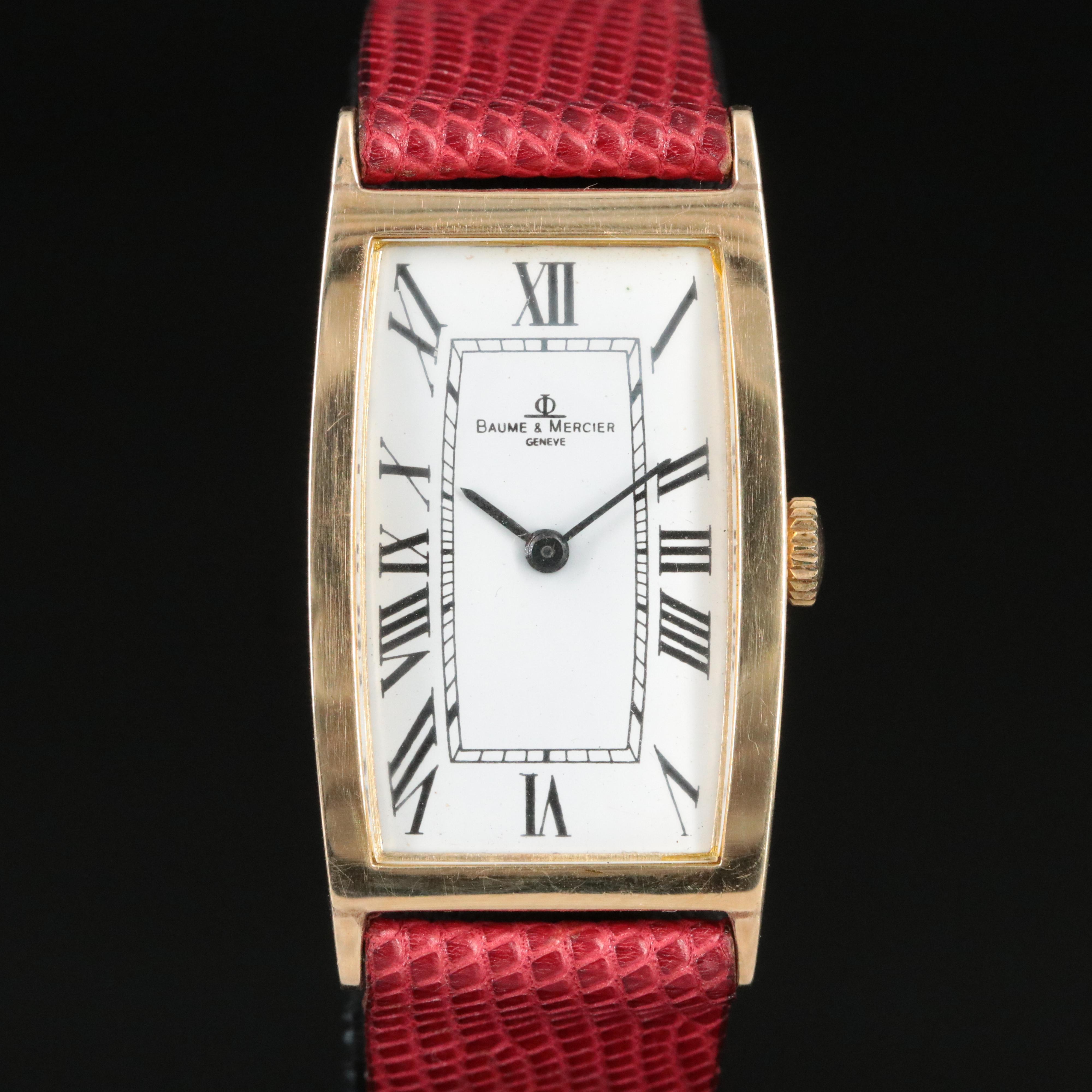 Baume & Mercier 14K Stem Wind Watch