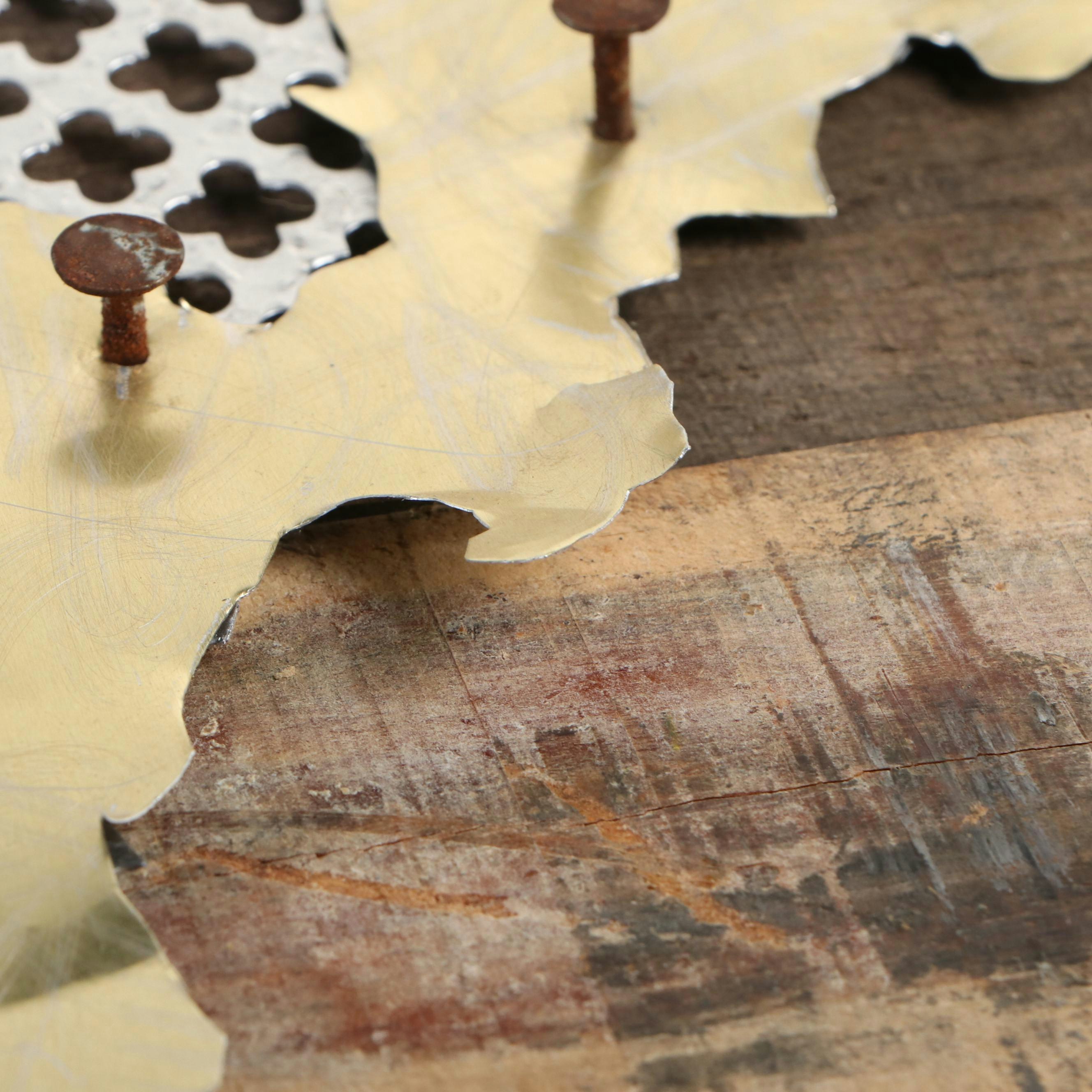 R. Hill Photograph on Metal of Cincinnati Park and S. Cole Ohio Wall Sculpture