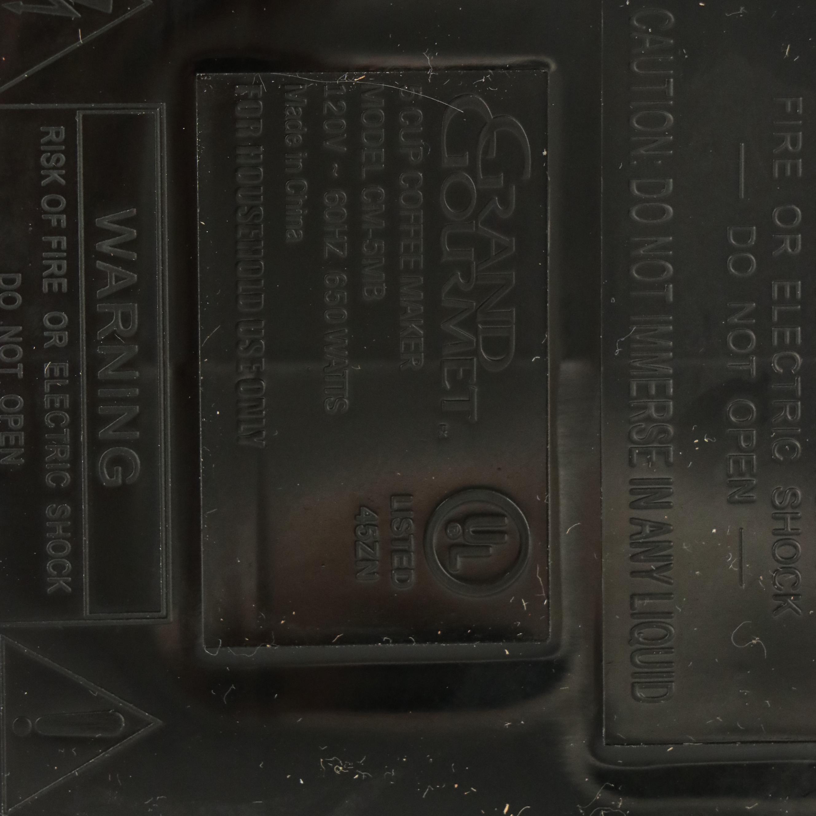 Grand Gourmet Coffee Maker, Zojirushi Rice Cooker, and Vitantonio Waffle Maker