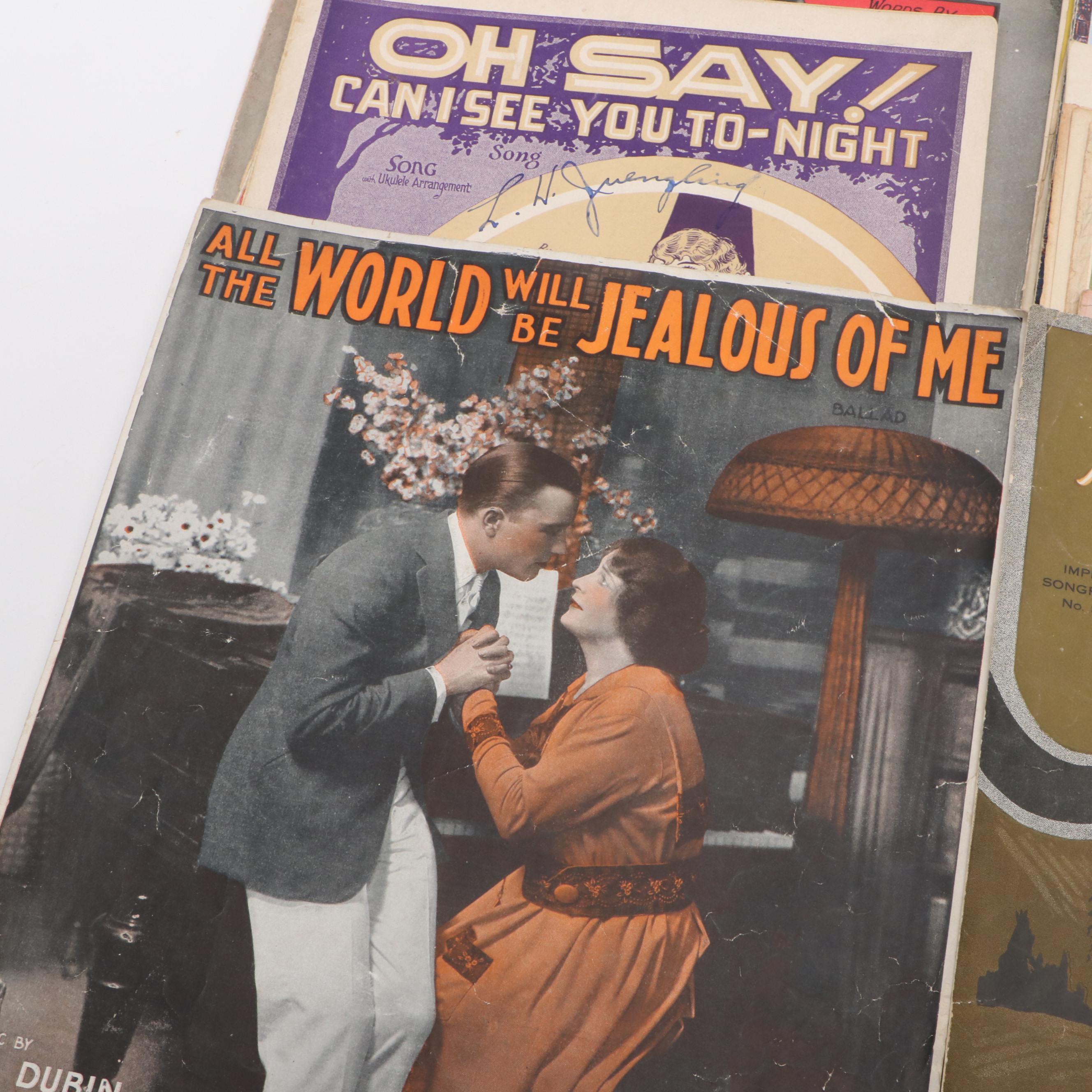 M. Whitmark & Sons, Leo Feist and Assorted Sheet Music Publications