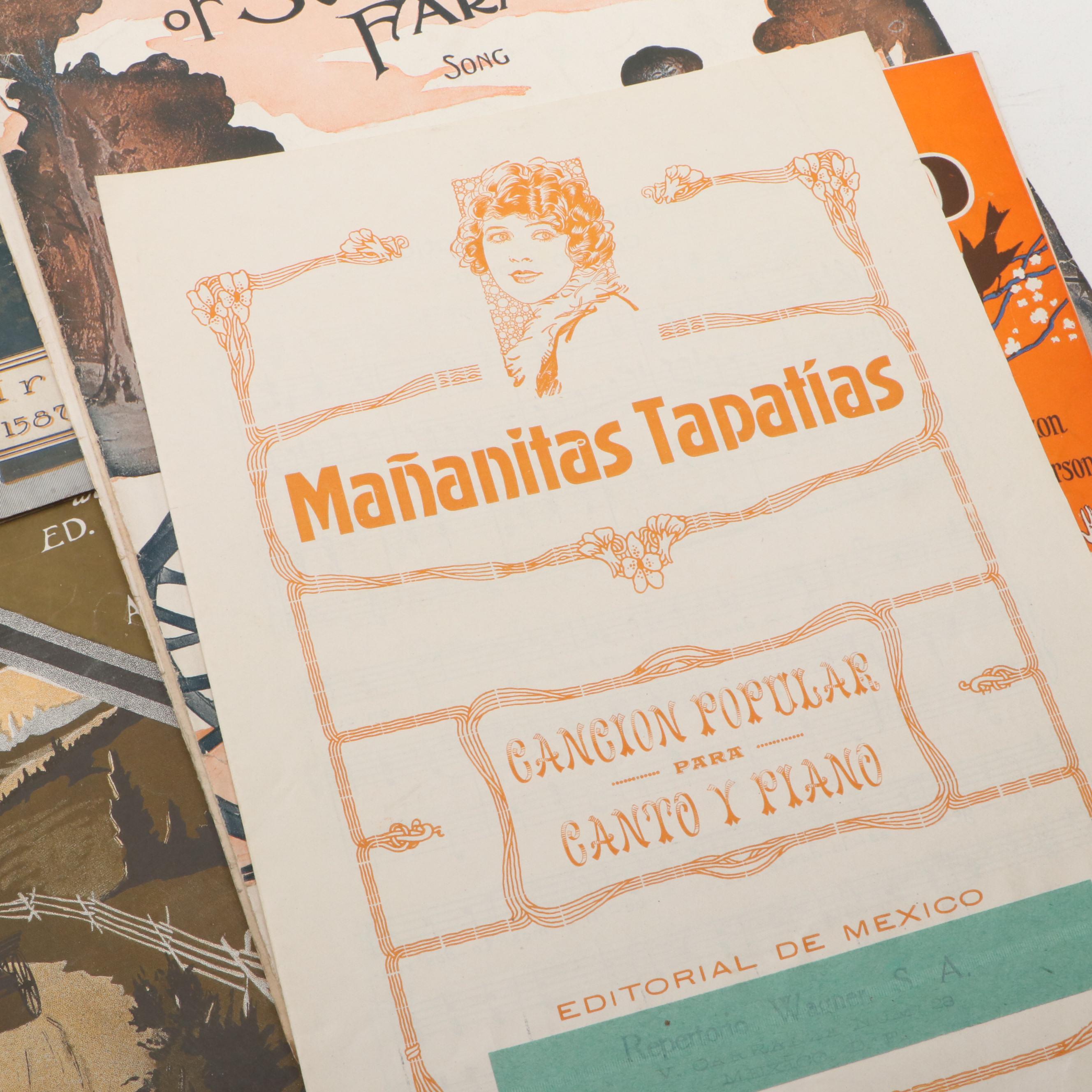 M. Whitmark & Sons, Leo Feist and Assorted Sheet Music Publications