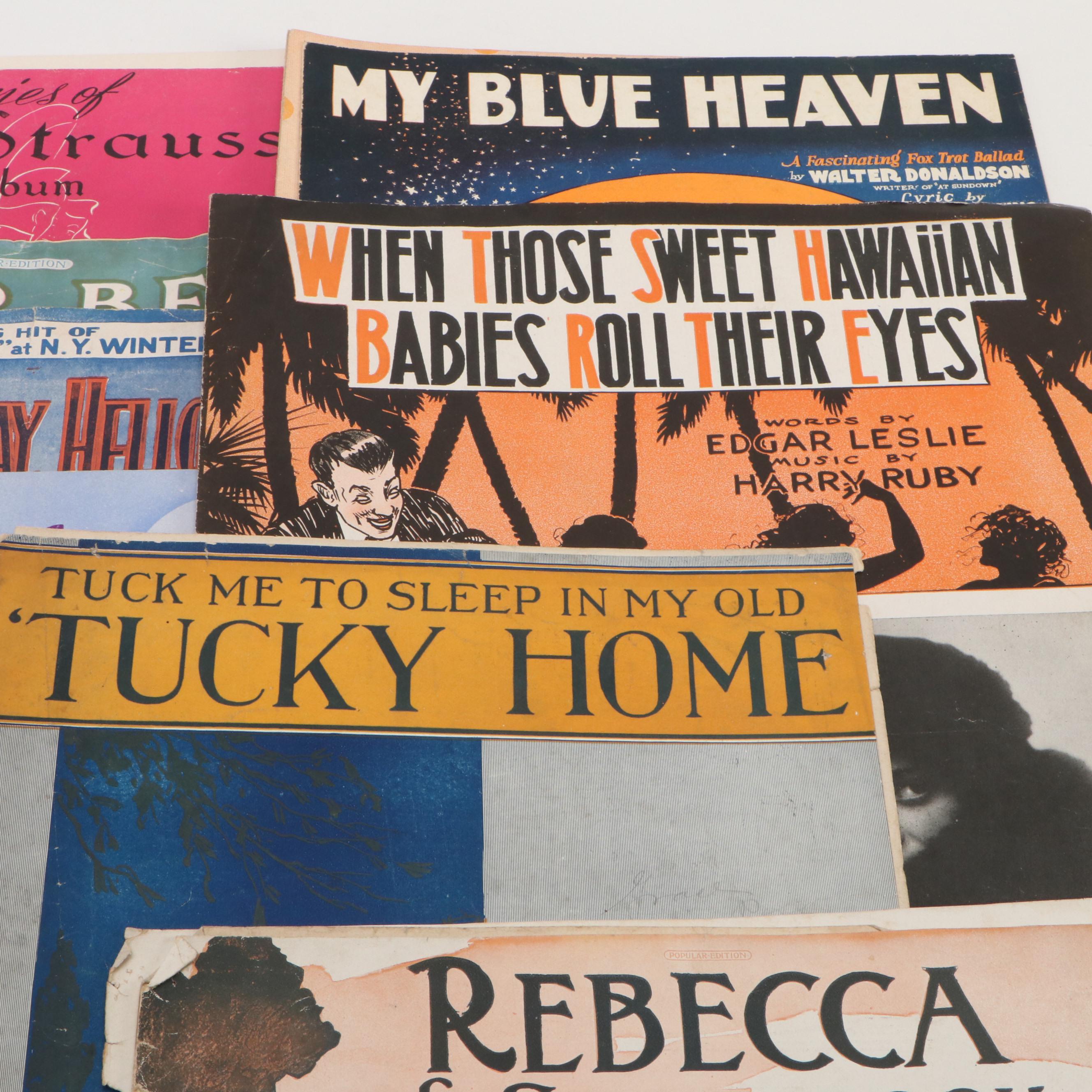 M. Whitmark & Sons, Leo Feist and Assorted Sheet Music Publications