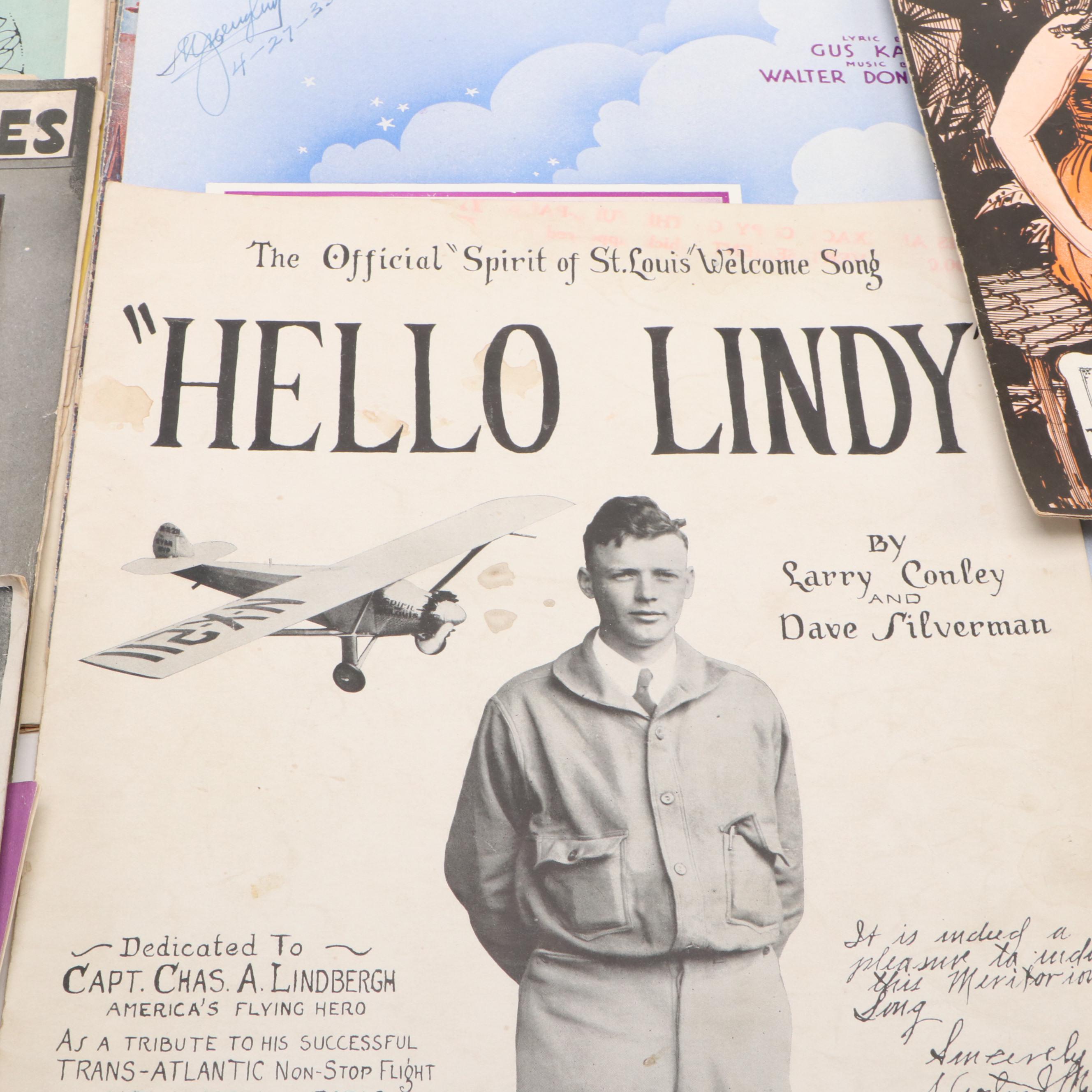 M. Whitmark & Sons, Leo Feist and Assorted Sheet Music Publications