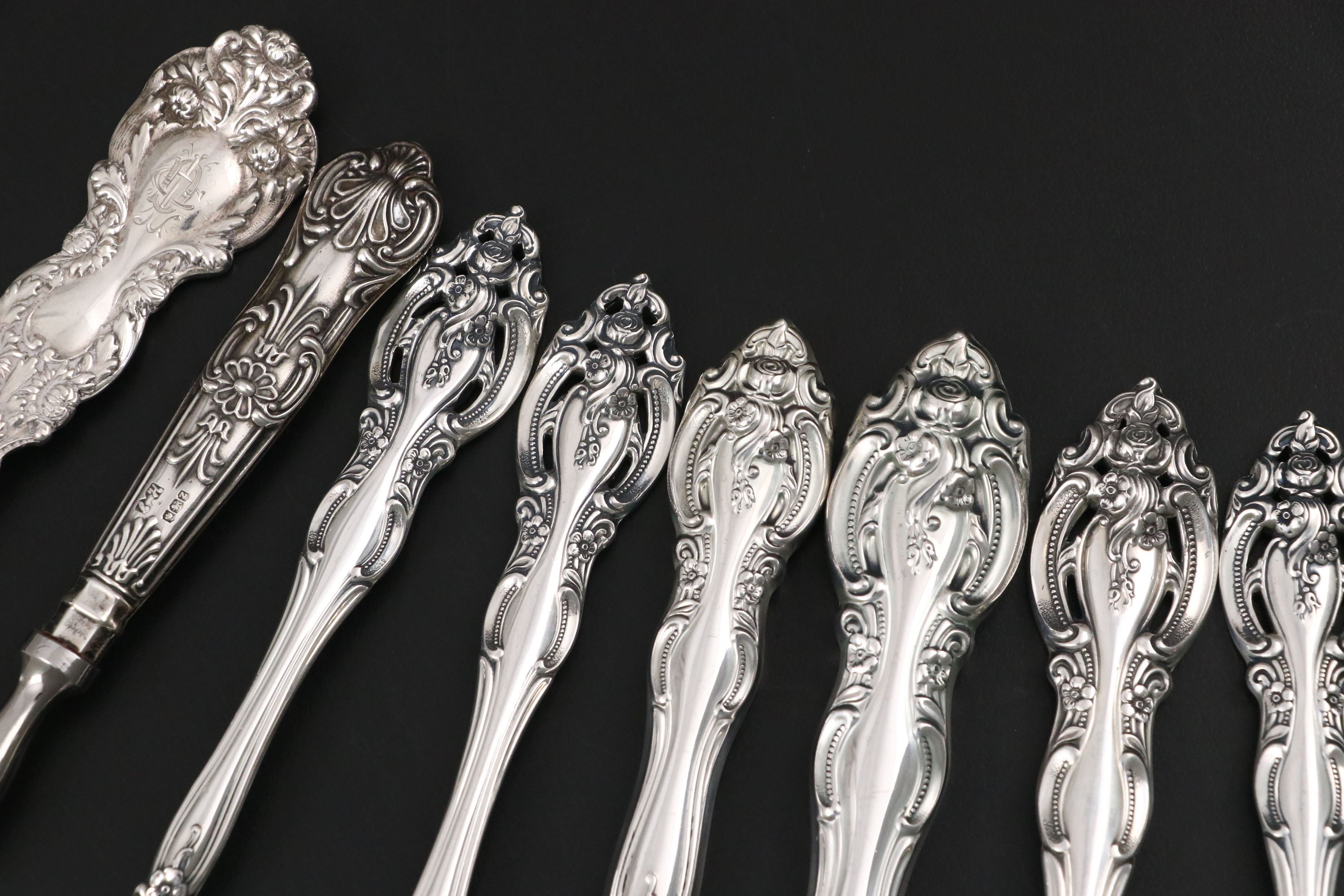 Gorham "La Scala" with Other Sterling Silver Flatware and Serving Utensils