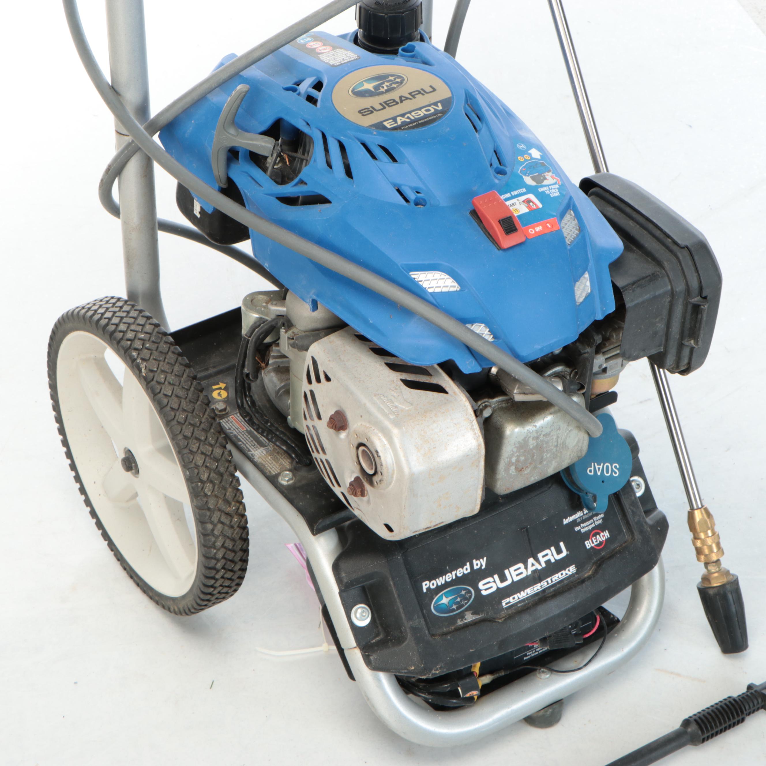Subaru Power Stroke EA190V Gas-Powered Pressure Washer with Hose