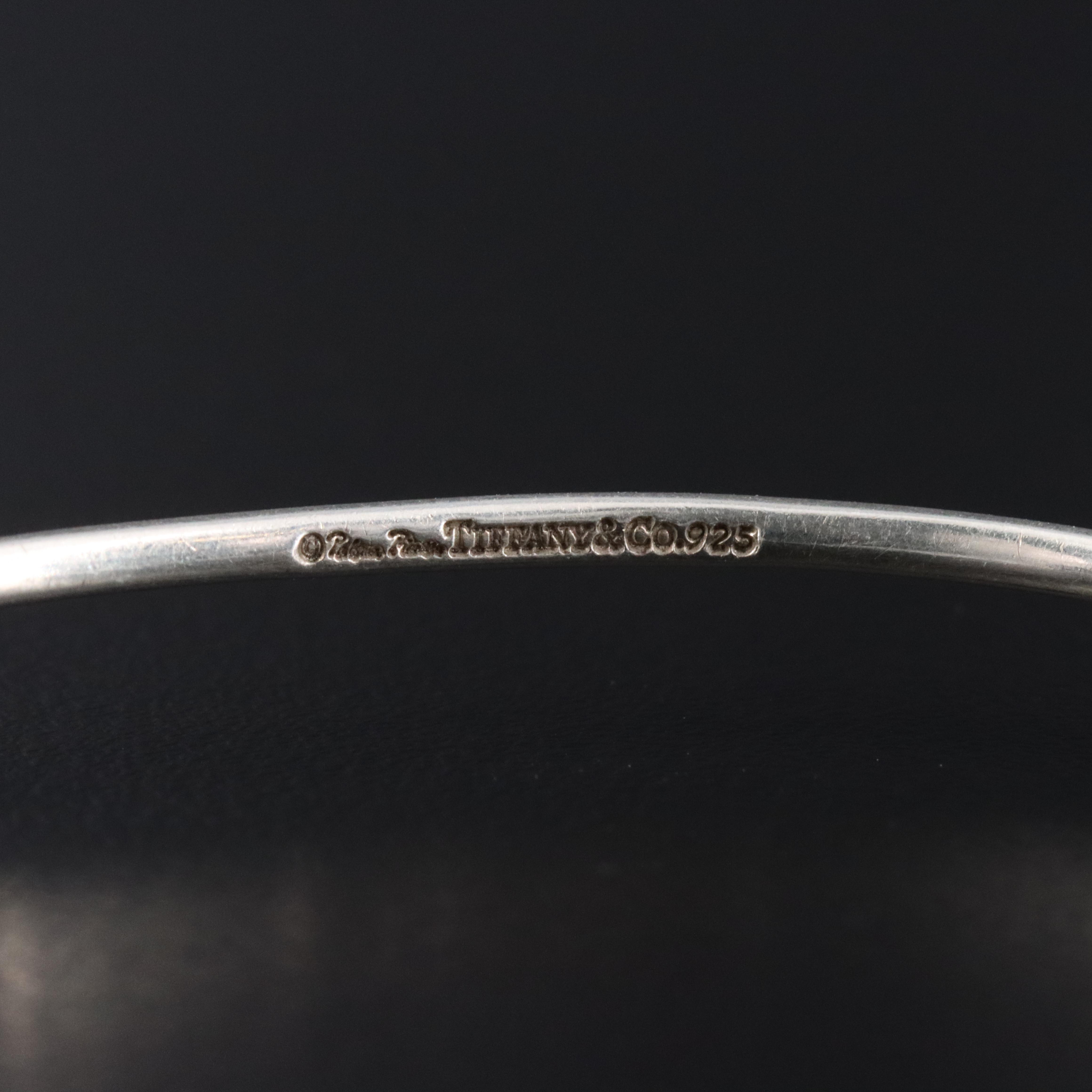 Paloma Picasso for Tiffany & Co. Sterling Modern Heart Hook Bracelet