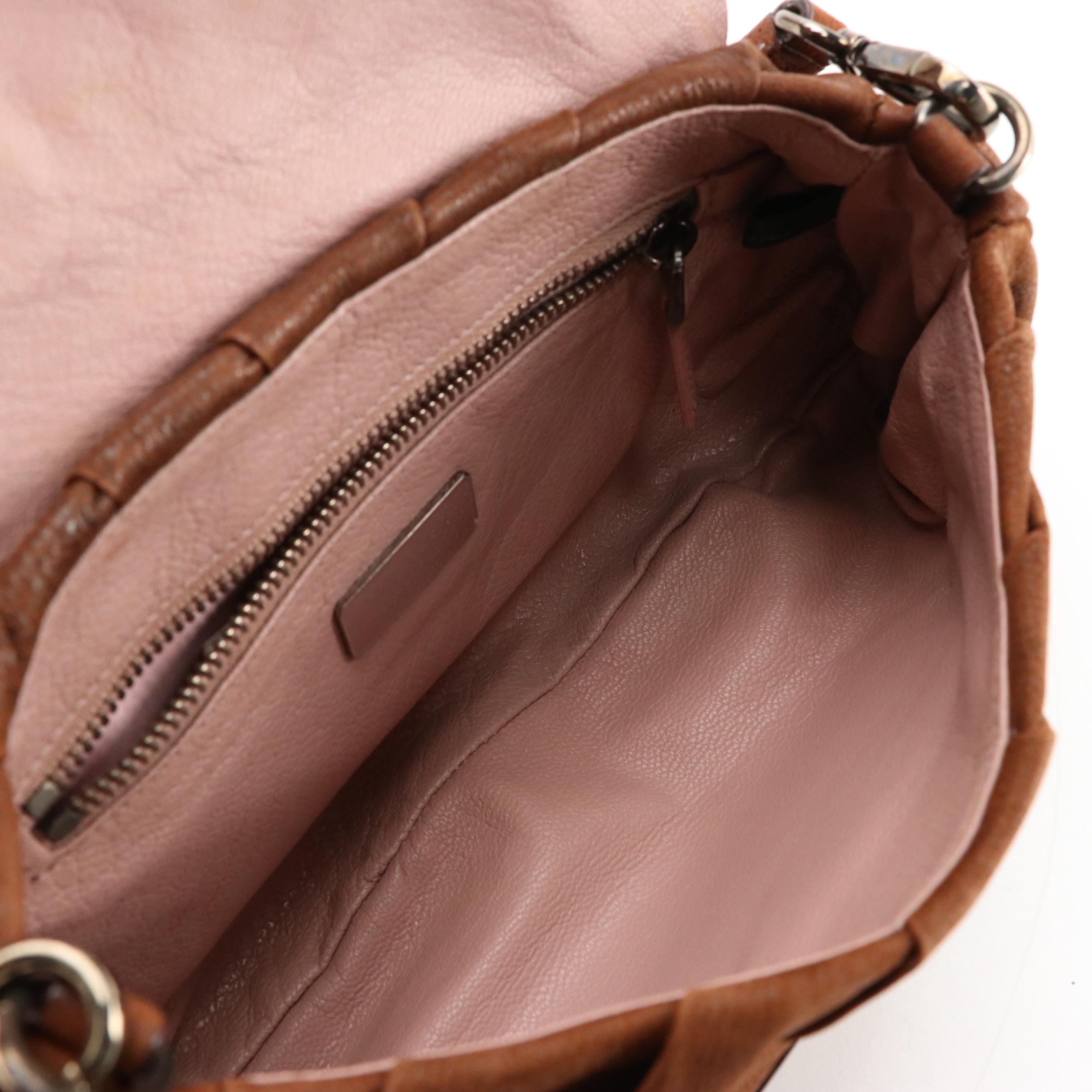 Prada Antic Skipper Shoulder Bag in Crocodile and Embellished Bruciato Leather