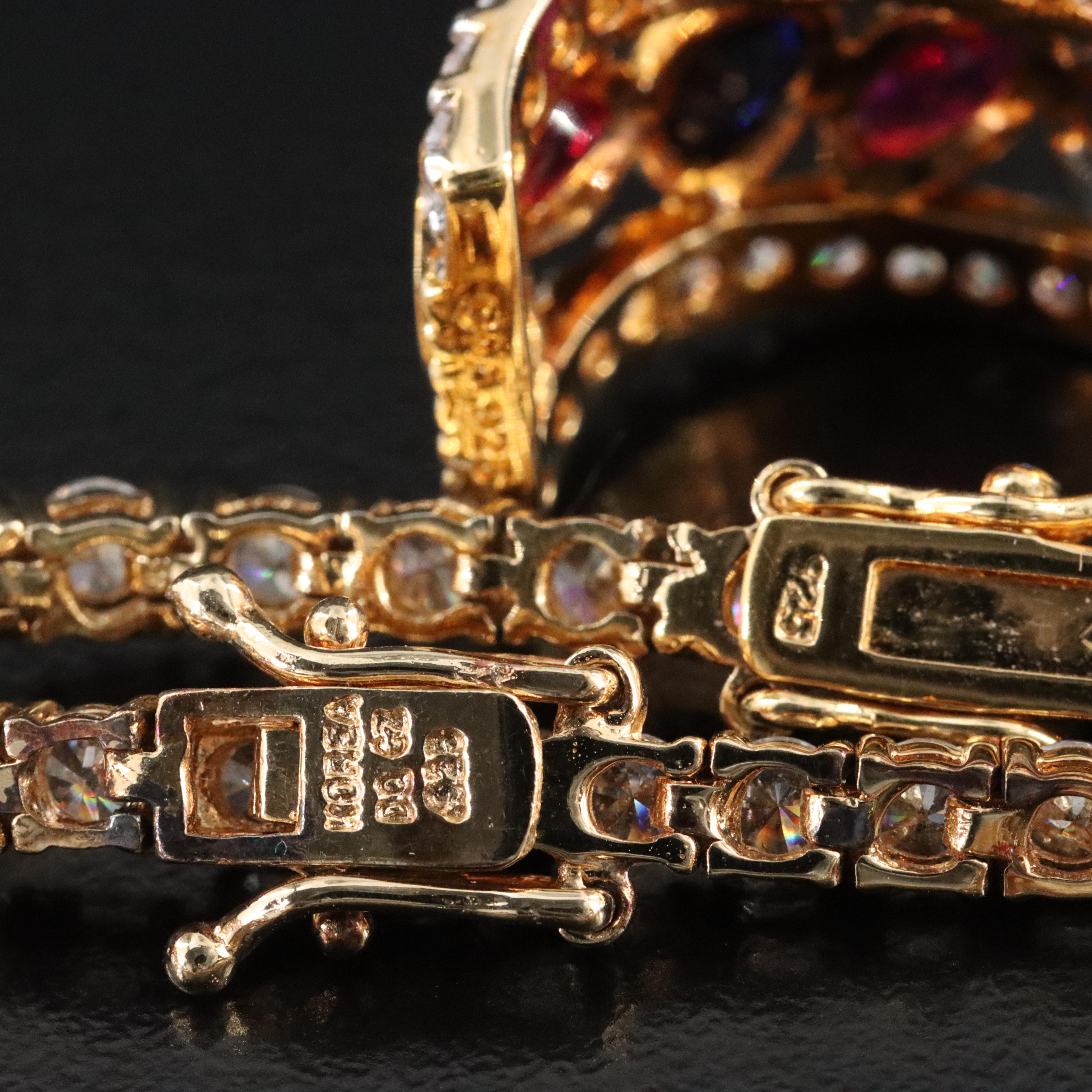 Sterling Gemstone Jewelry Collection Including Smoky Quartz and Sapphire