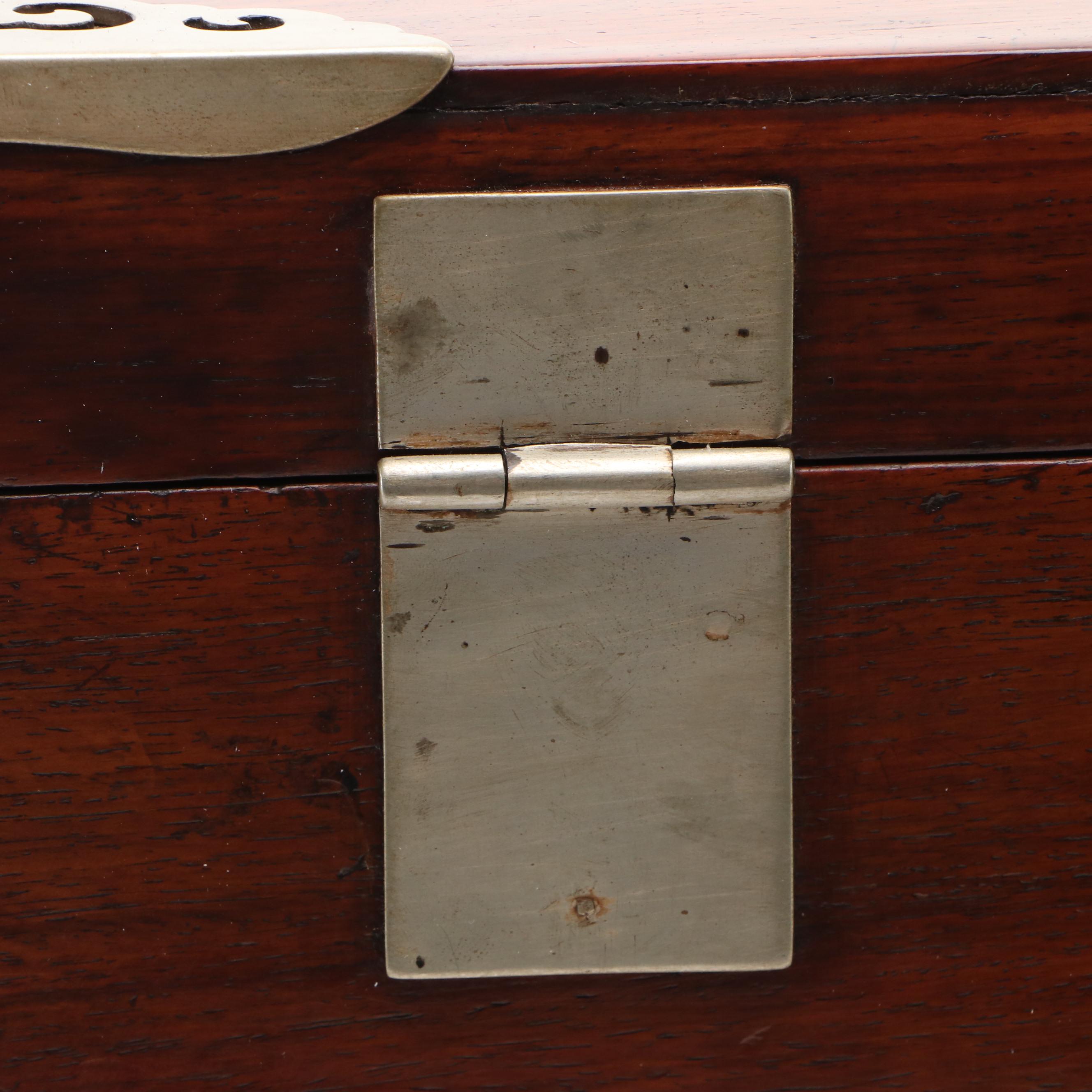 Chinese Huanghuali Wood Seal Chest, 18th Century