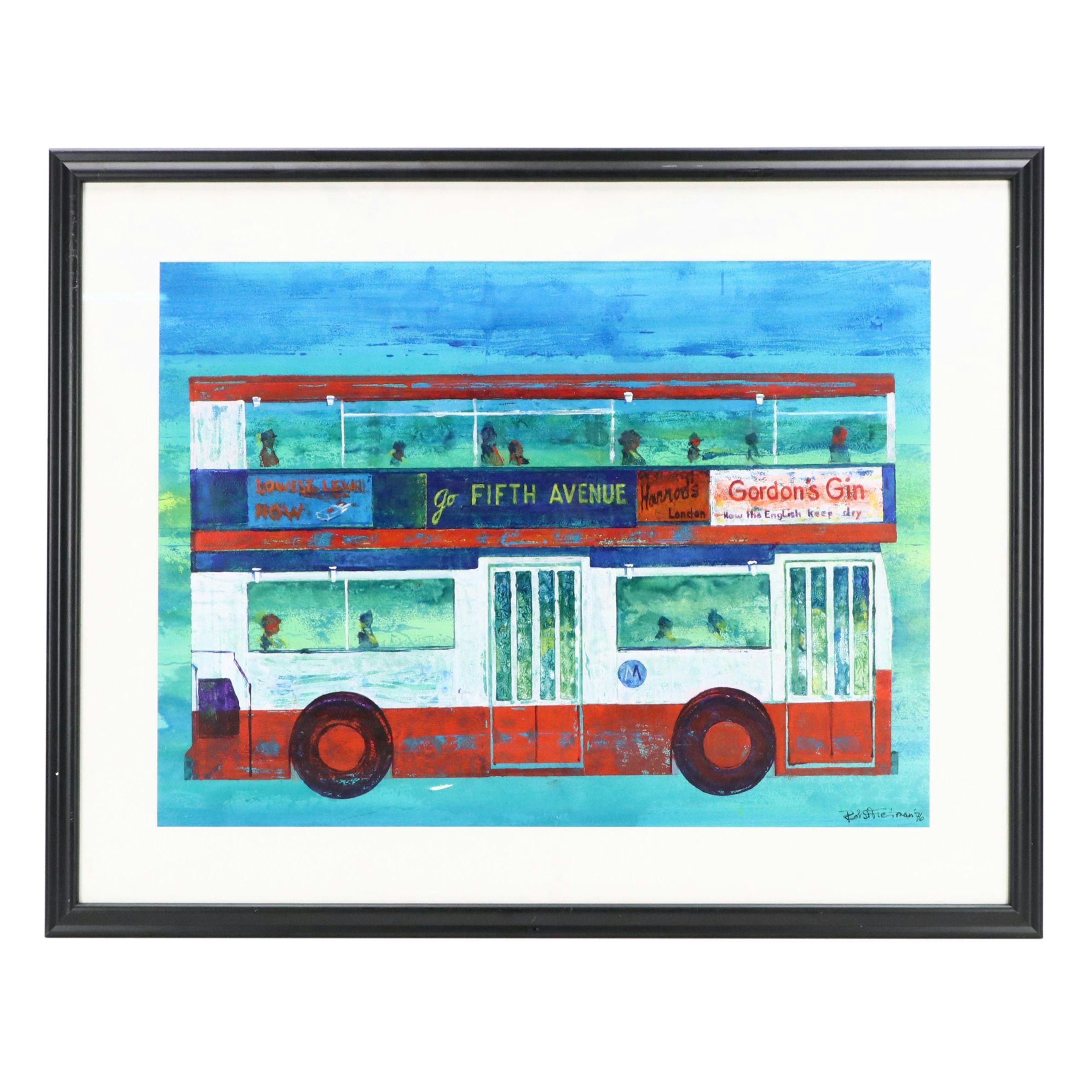 Robert Freiman Acrylic Painting "English Import, Really?"