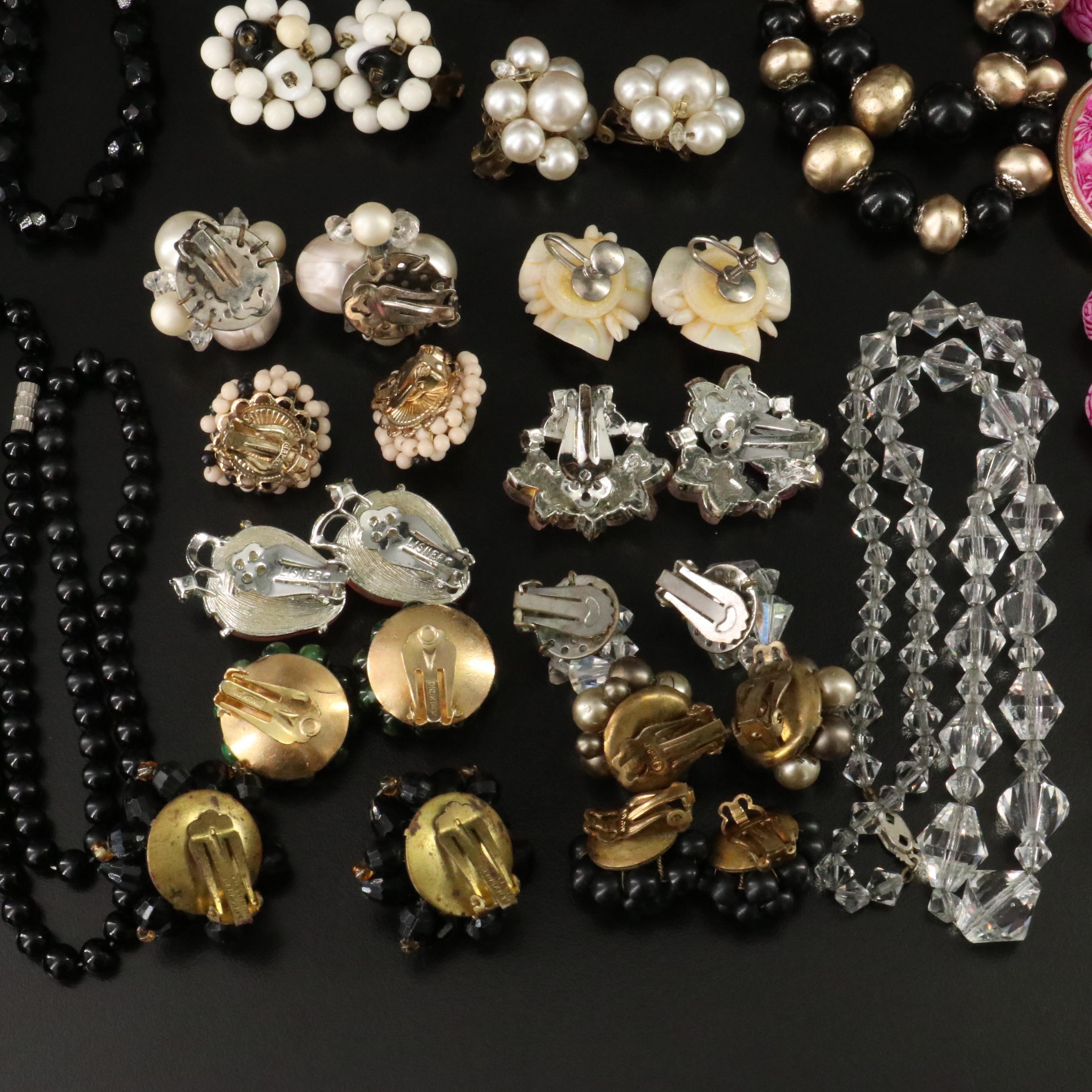 Vintage 1940's Collection of Costume Jewelry