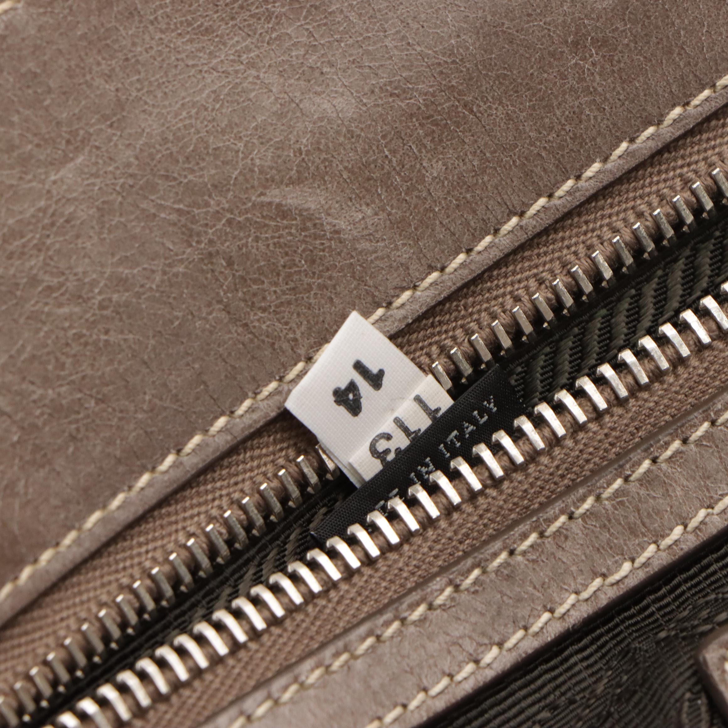 Prada Turnlock Flap Tote Bag BN2067 in Argilla Vitello Shine Leather