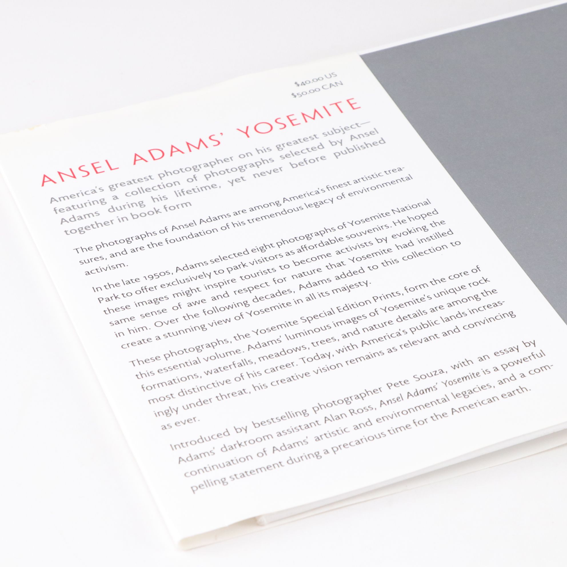 "Ansel Adams' Yosemite: The Special Edition Prints", 2019