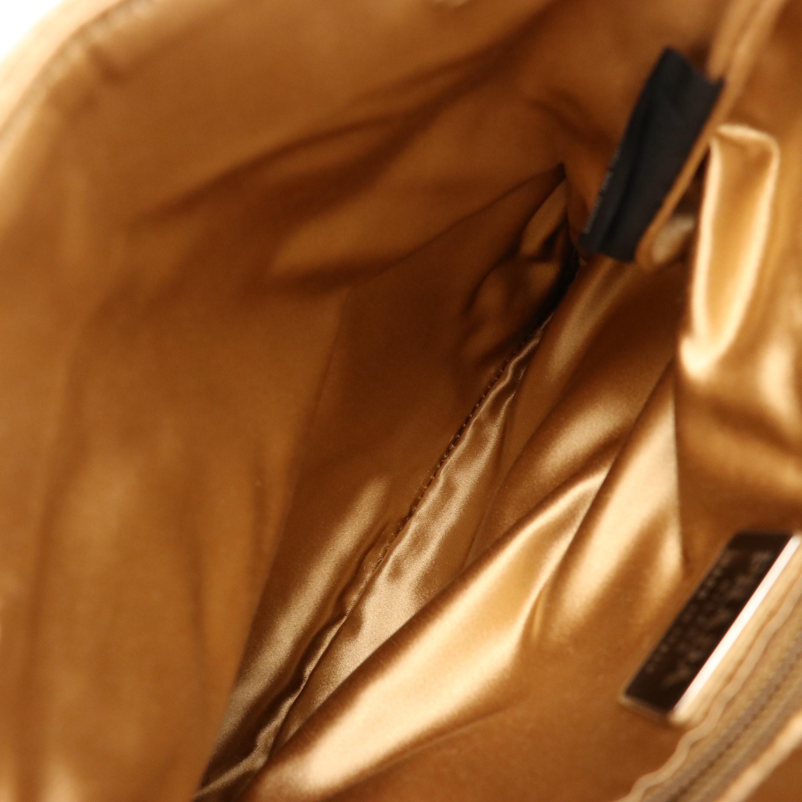 Prada Autumn Leaf Applique and Grommet Small Tote in Brown Wool