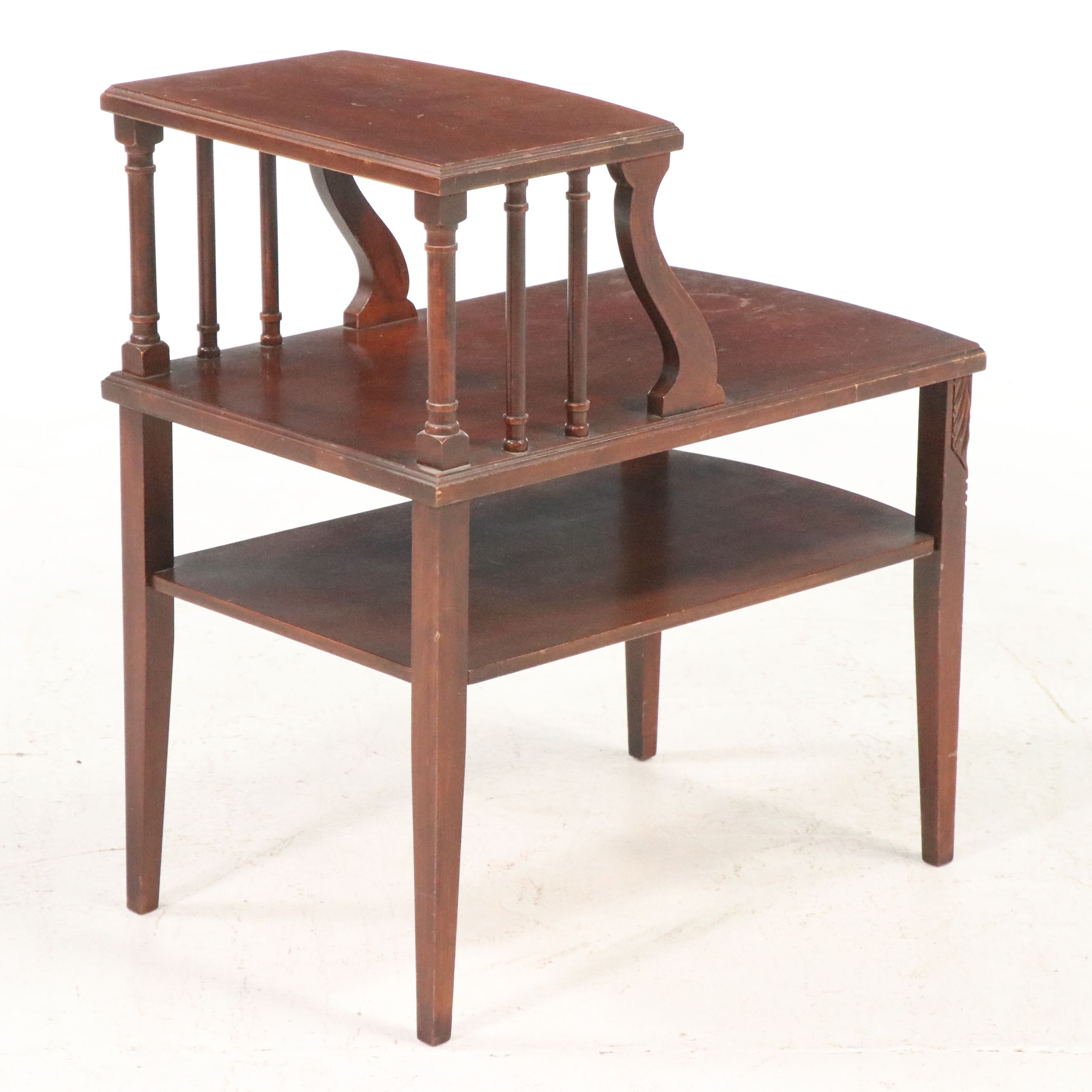 Mersman Federal Style Mahogany End Tables