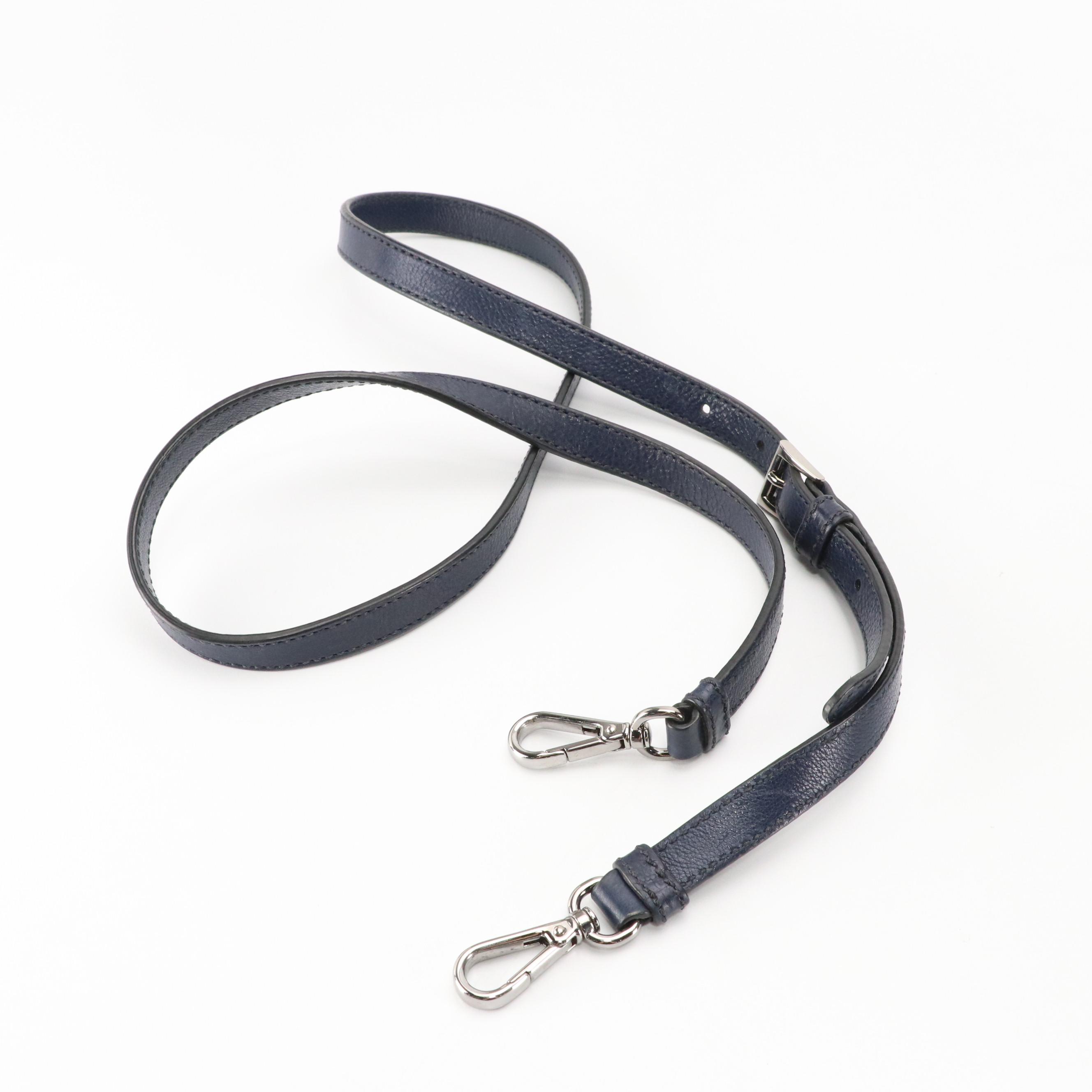 Prada Twin Pocket Two-Way Tote in Baltico Glaced Calfskin Leather