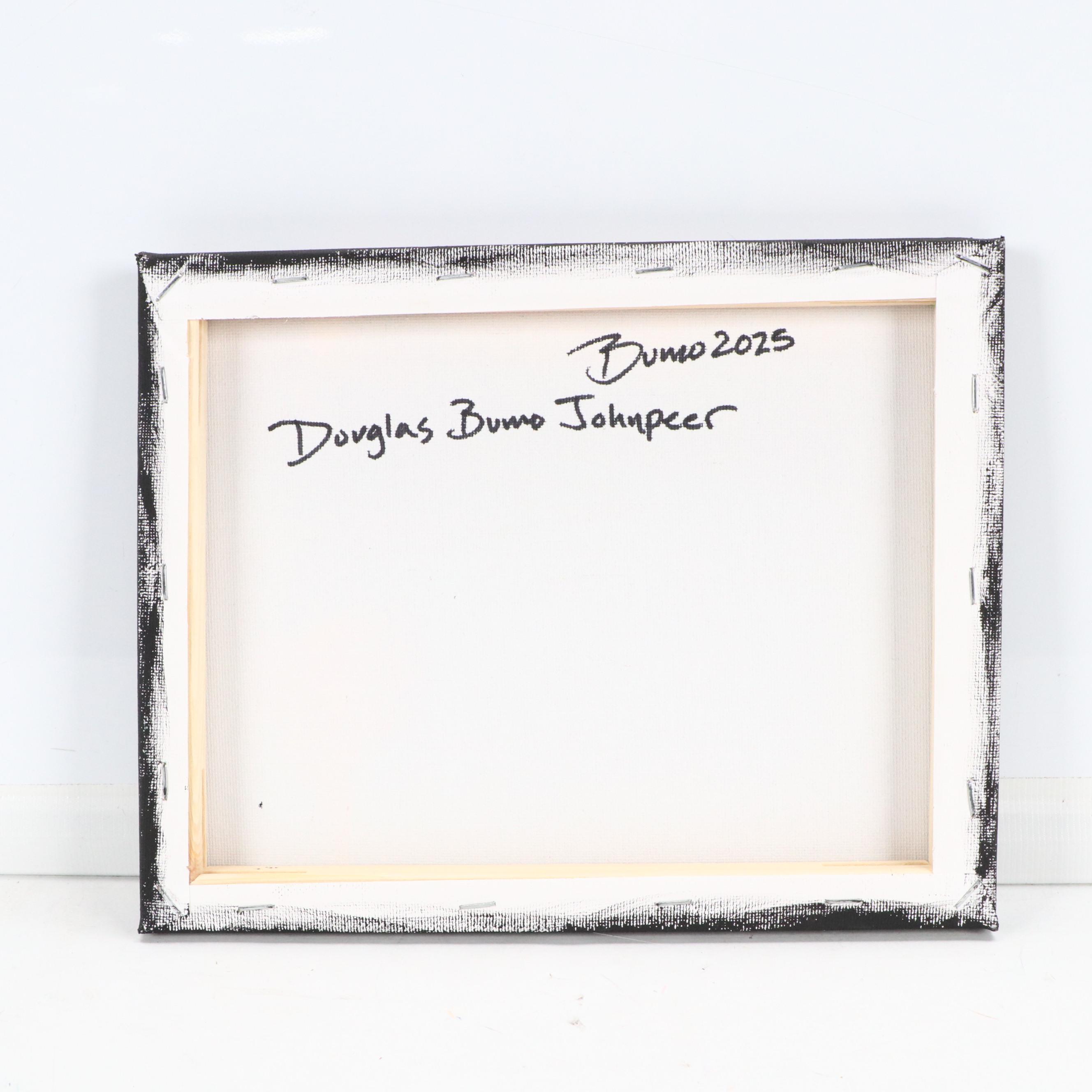 Doug "Bumo" Johnpeer Sunset Lake Landscape Oil Painting, 2025