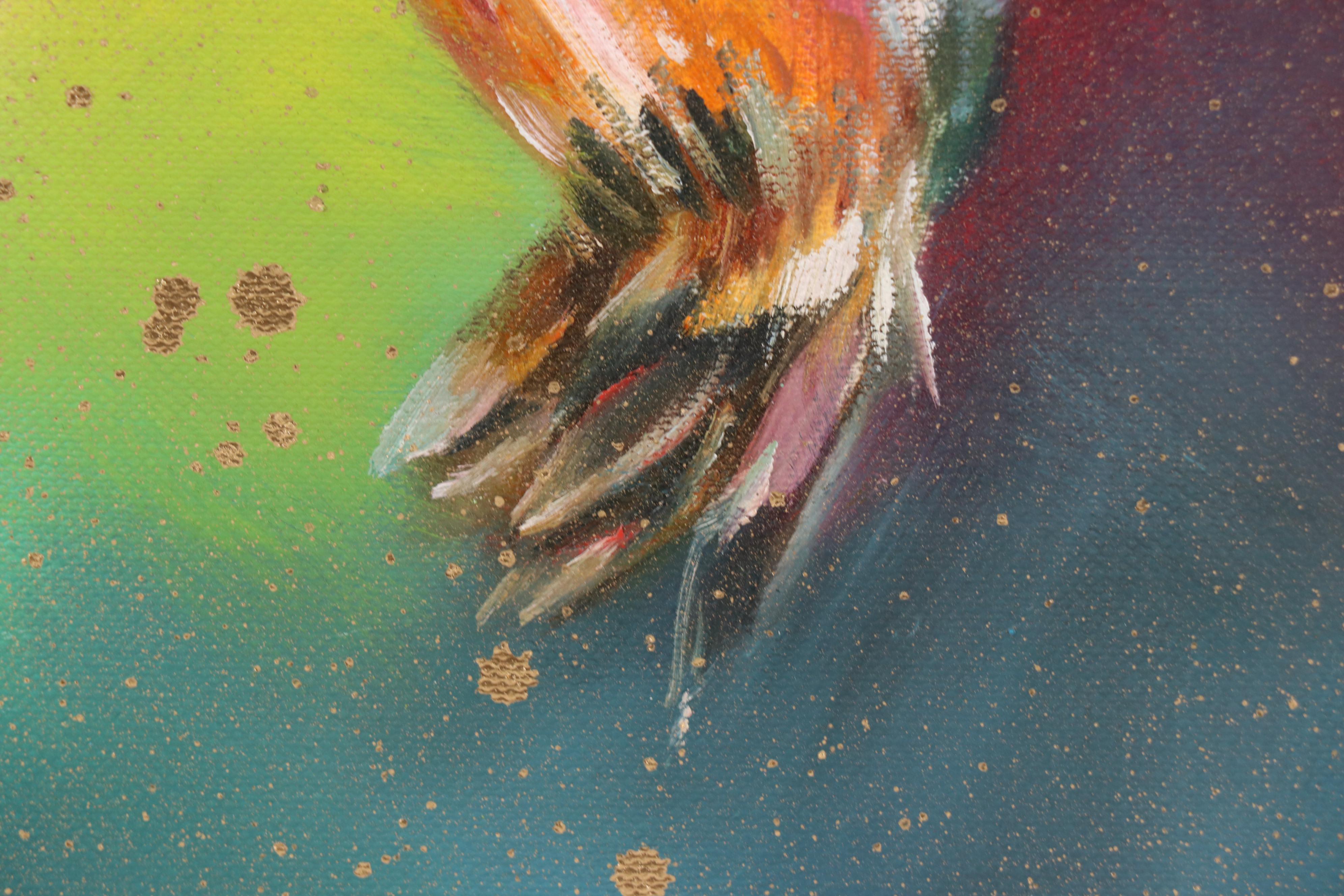 Inga Kovalenko Oil Painting of Hummingbird, 2025