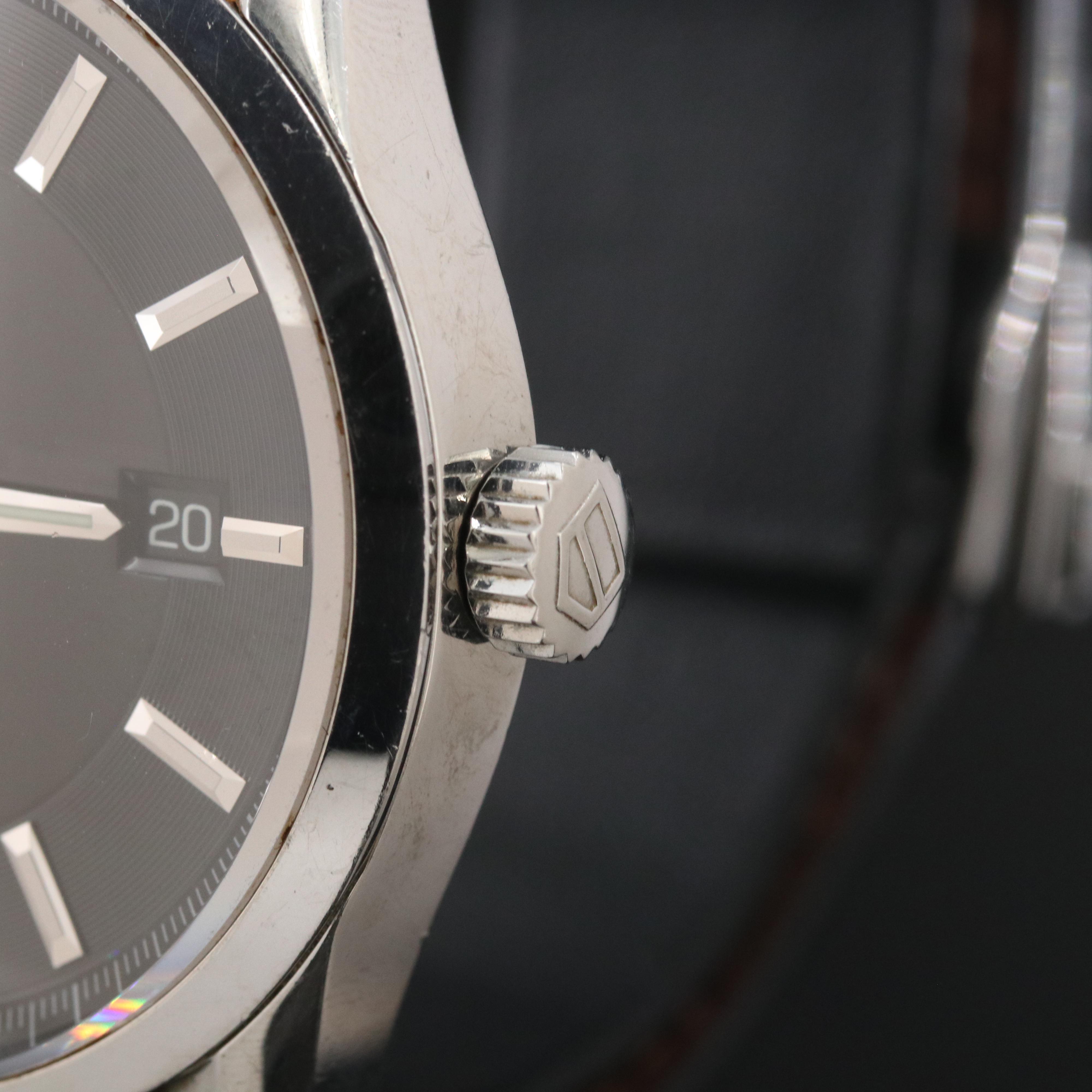 TAG Heuer Carrera Black 39mm Steel Automatic Watch WV211B-0