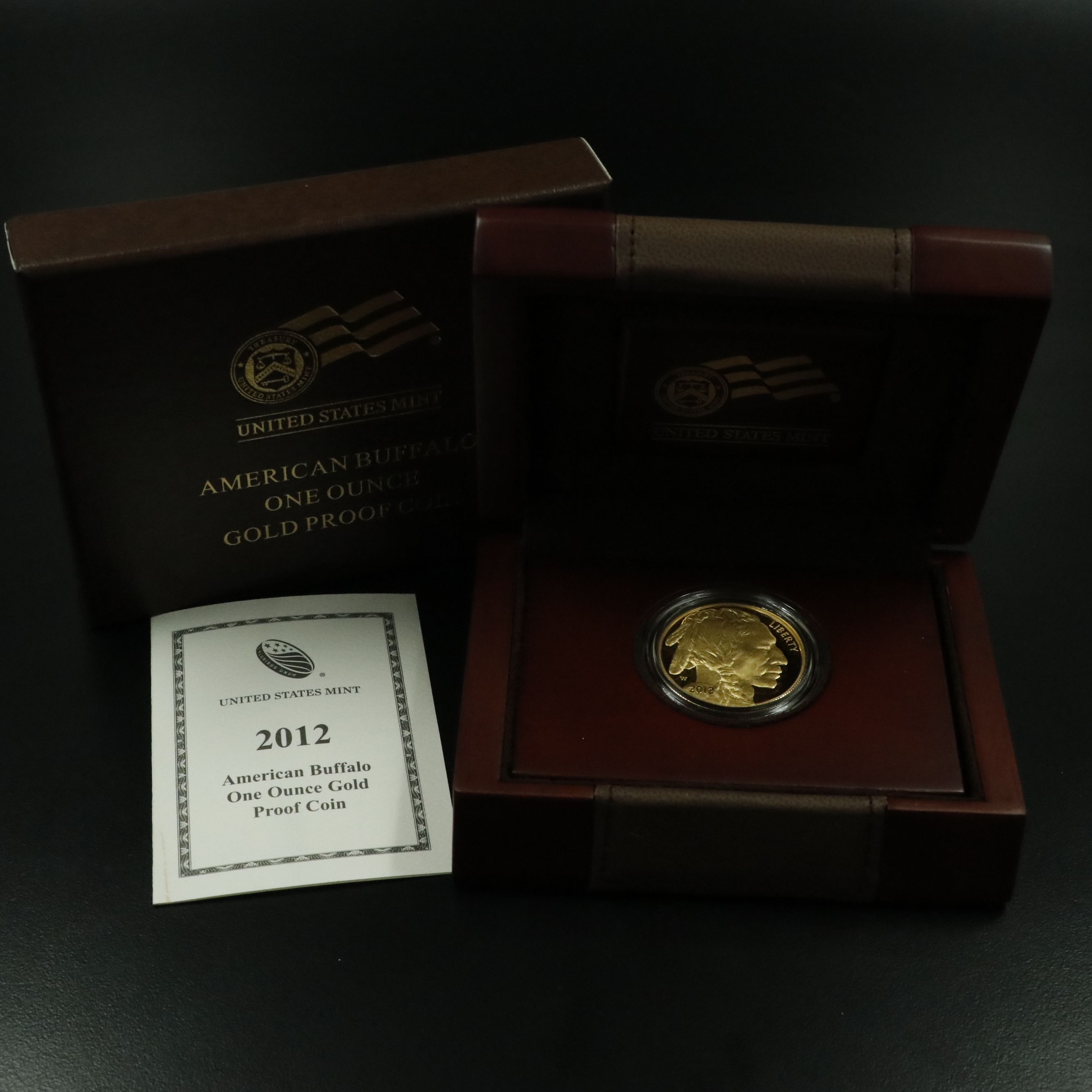 2012 Proof One Ounce American Gold Buffalo