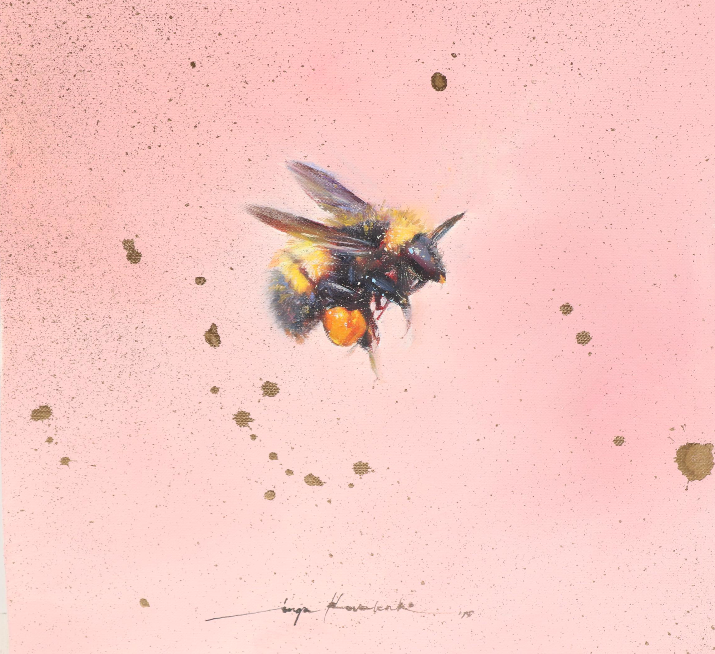Inga Kovalenko Oil Painting of Bee, 2025