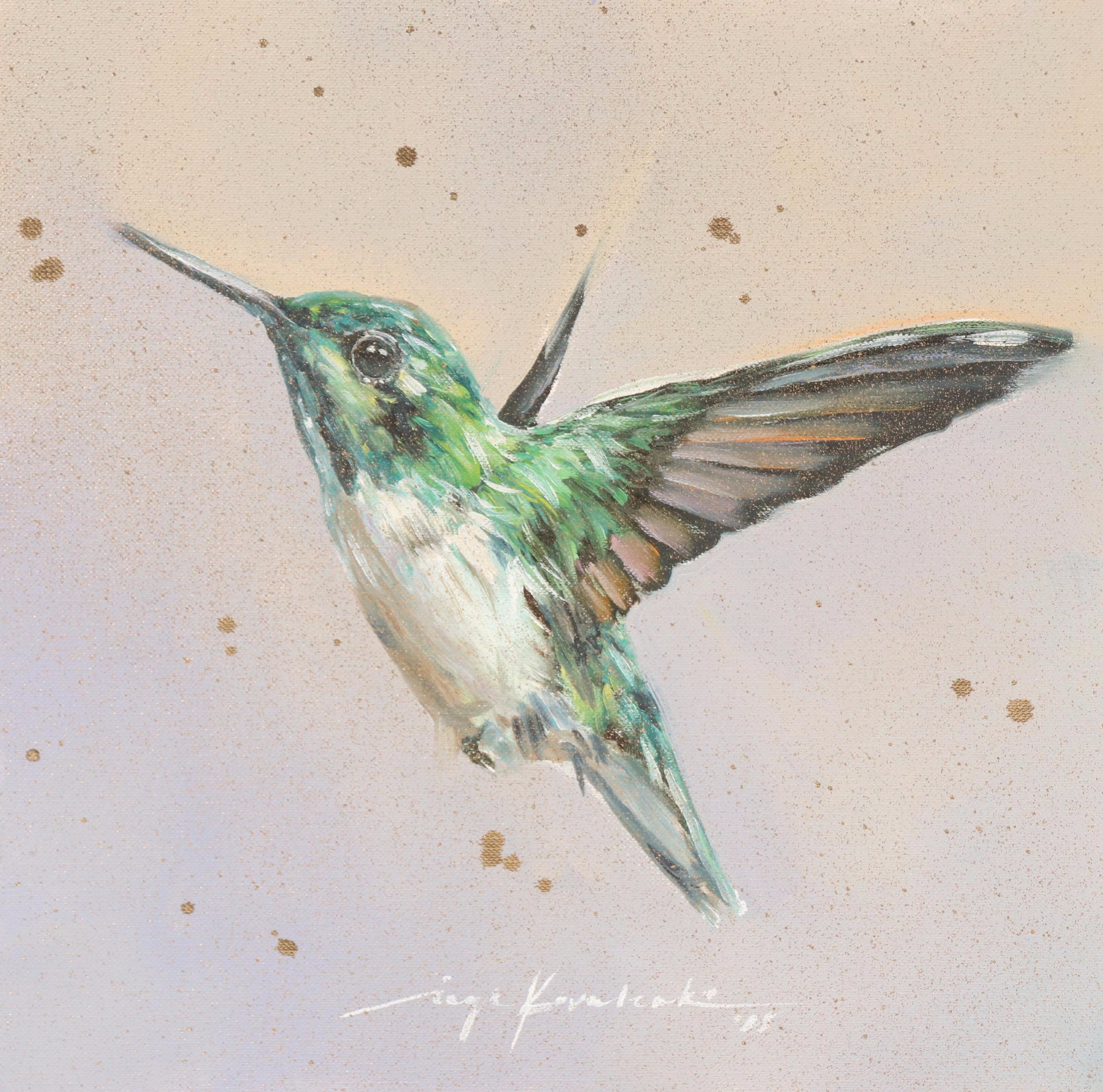 Inga Kovalenko Oil Painting of Hummingbird, 2025