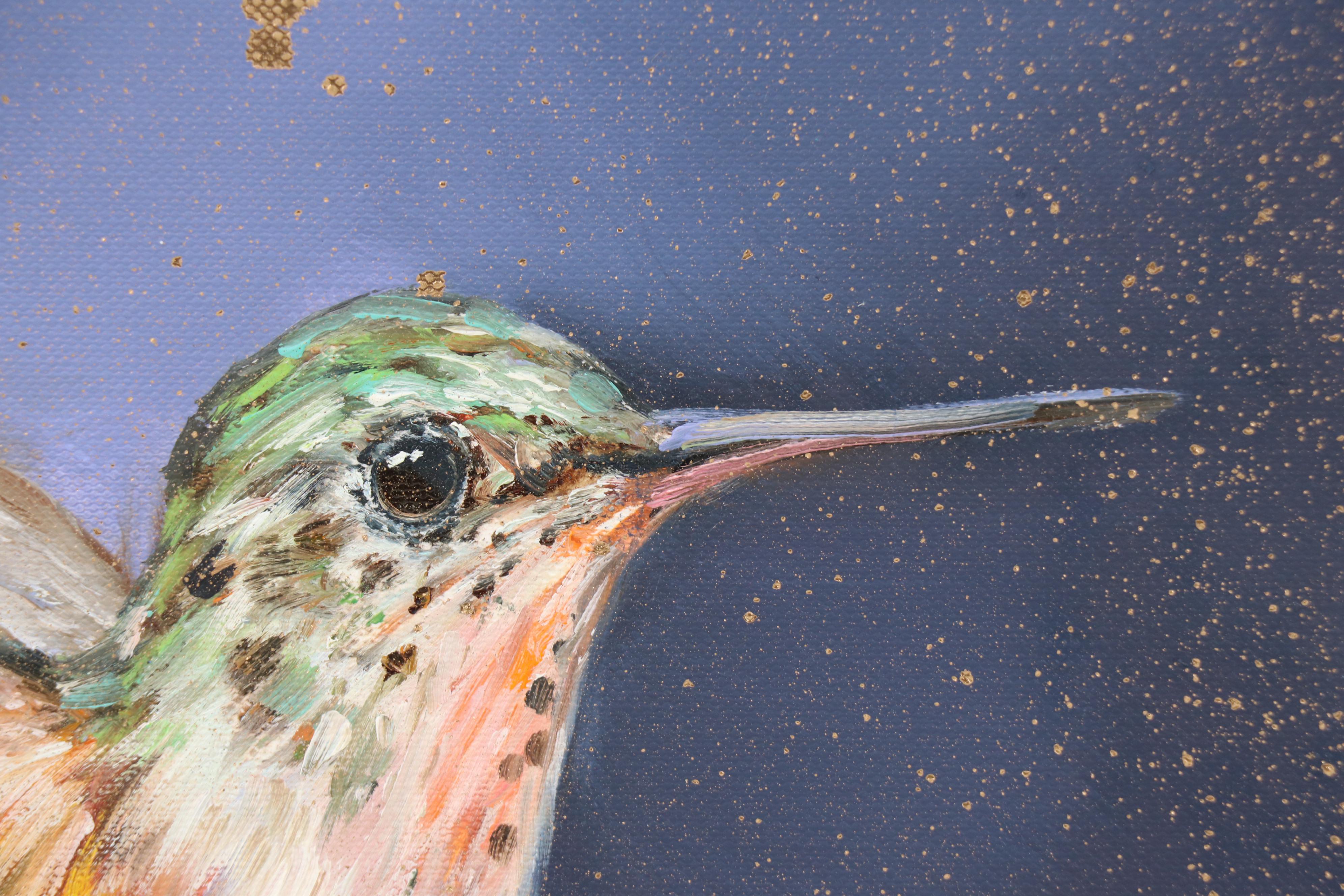 Inga Kovalenko Oil Painting of Hummingbird, 2025