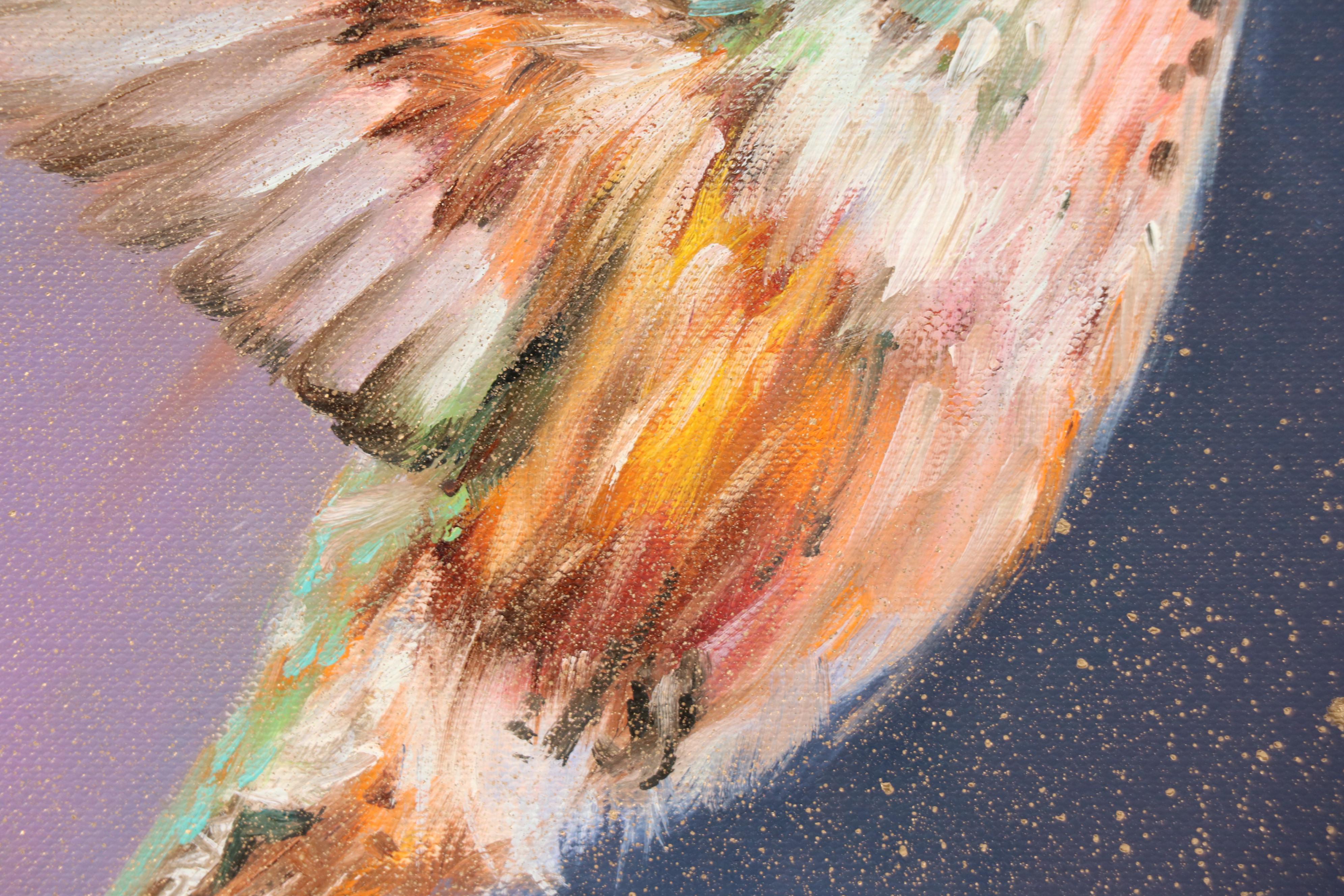 Inga Kovalenko Oil Painting of Hummingbird, 2025