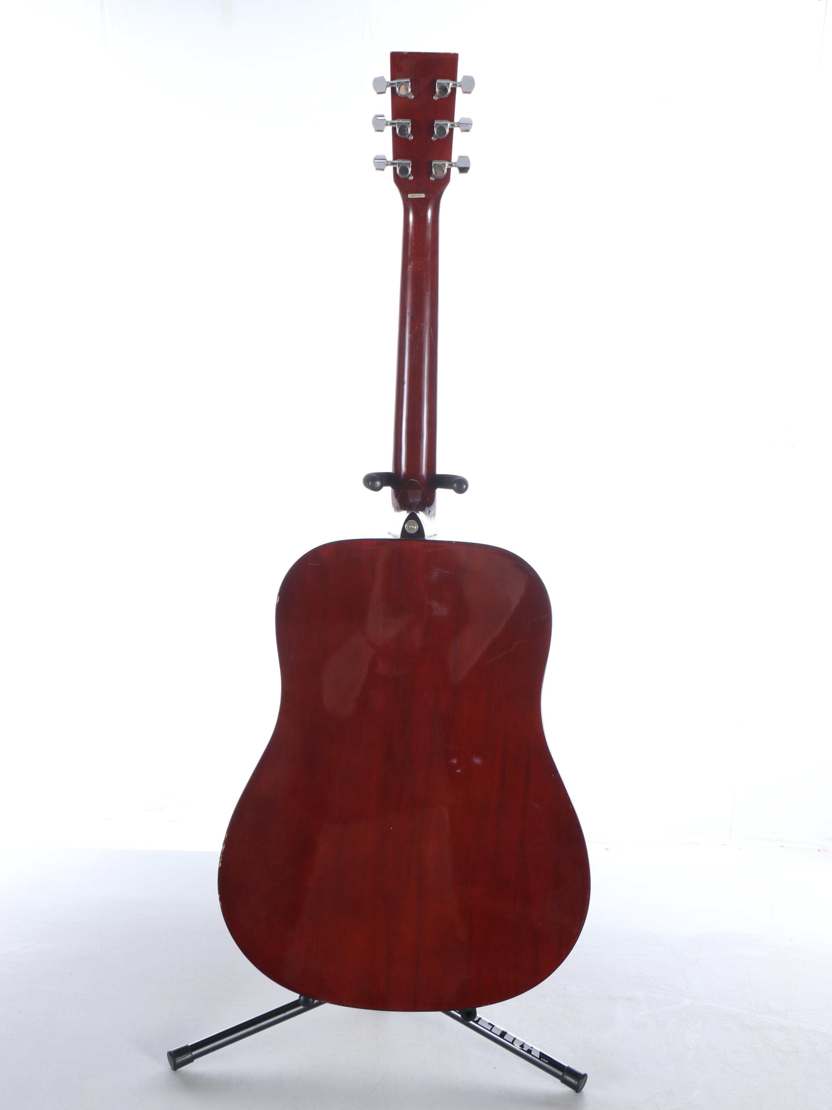 Indiana Model Scout-NS Spruce Top Acoustic Guitar with Hard Case