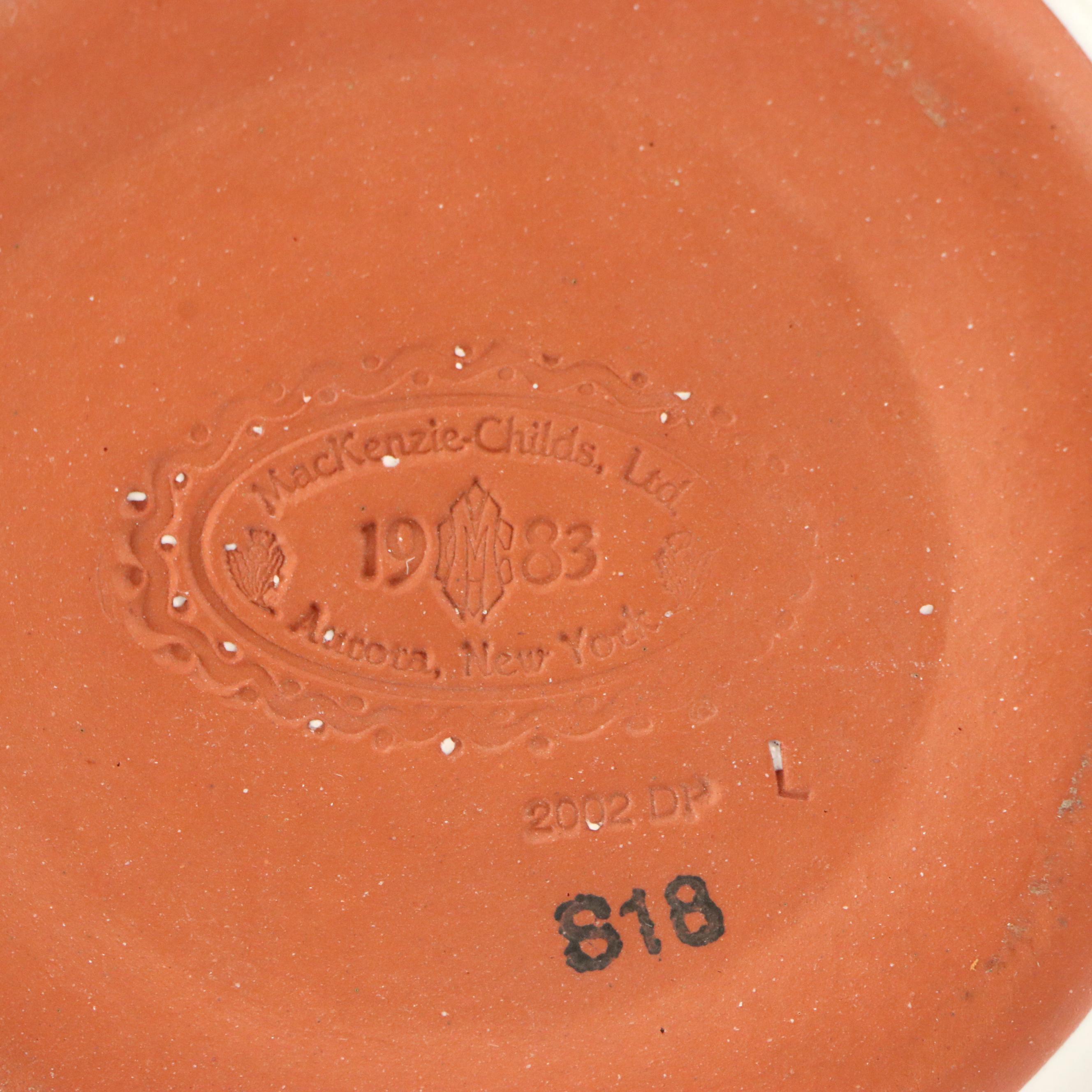 MacKenzie-Childs Ceramic Fish Platter and Bowls