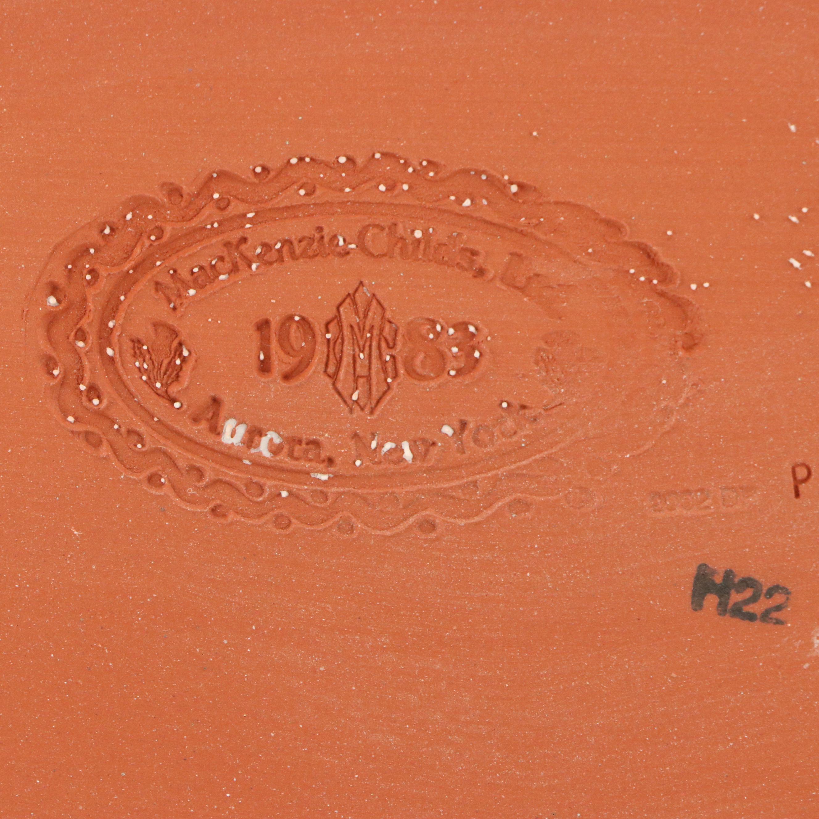 MacKenzie-Childs Ceramic Fish Platter and Bowls