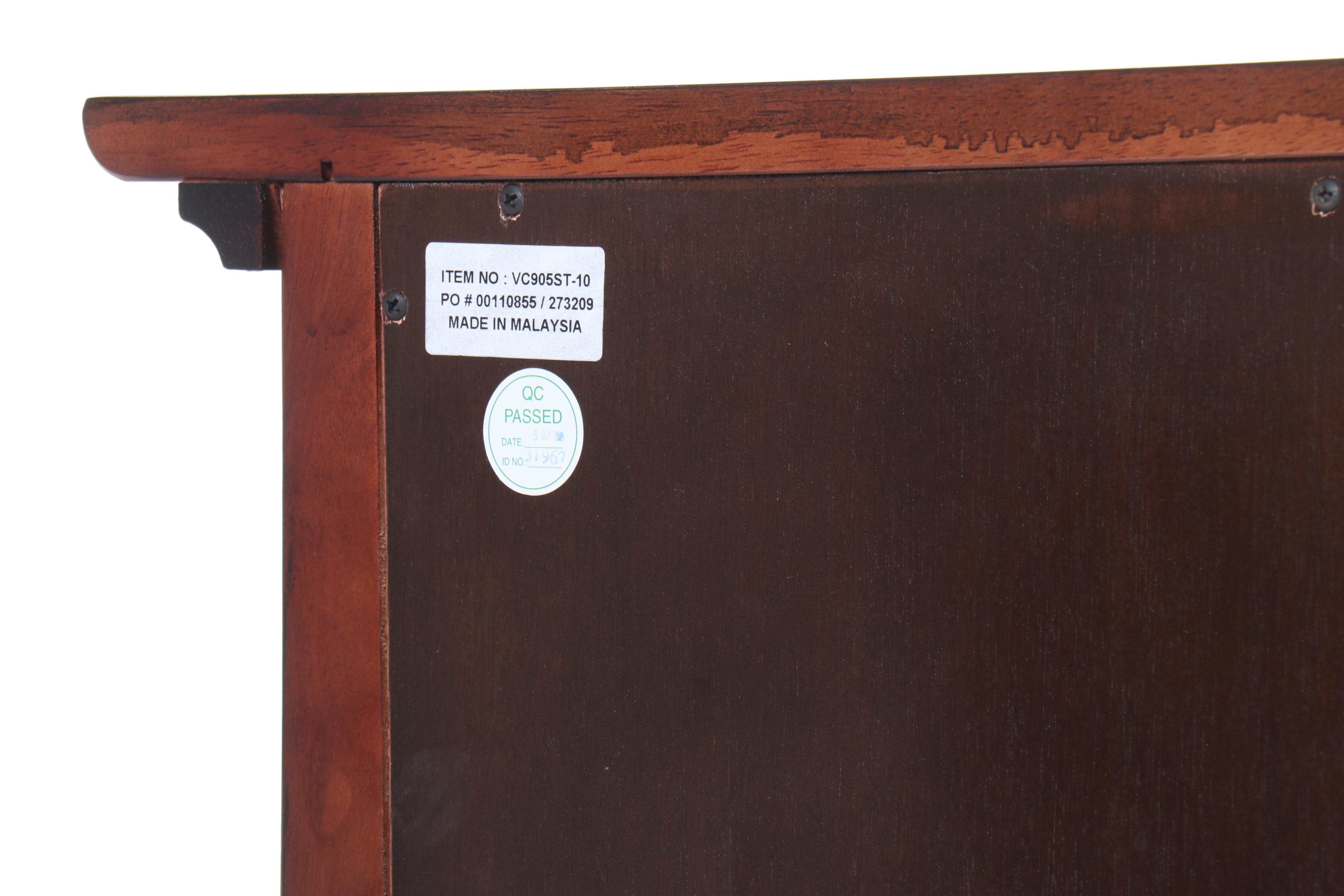 Arts and Crafts Style Glass Front Bookcase